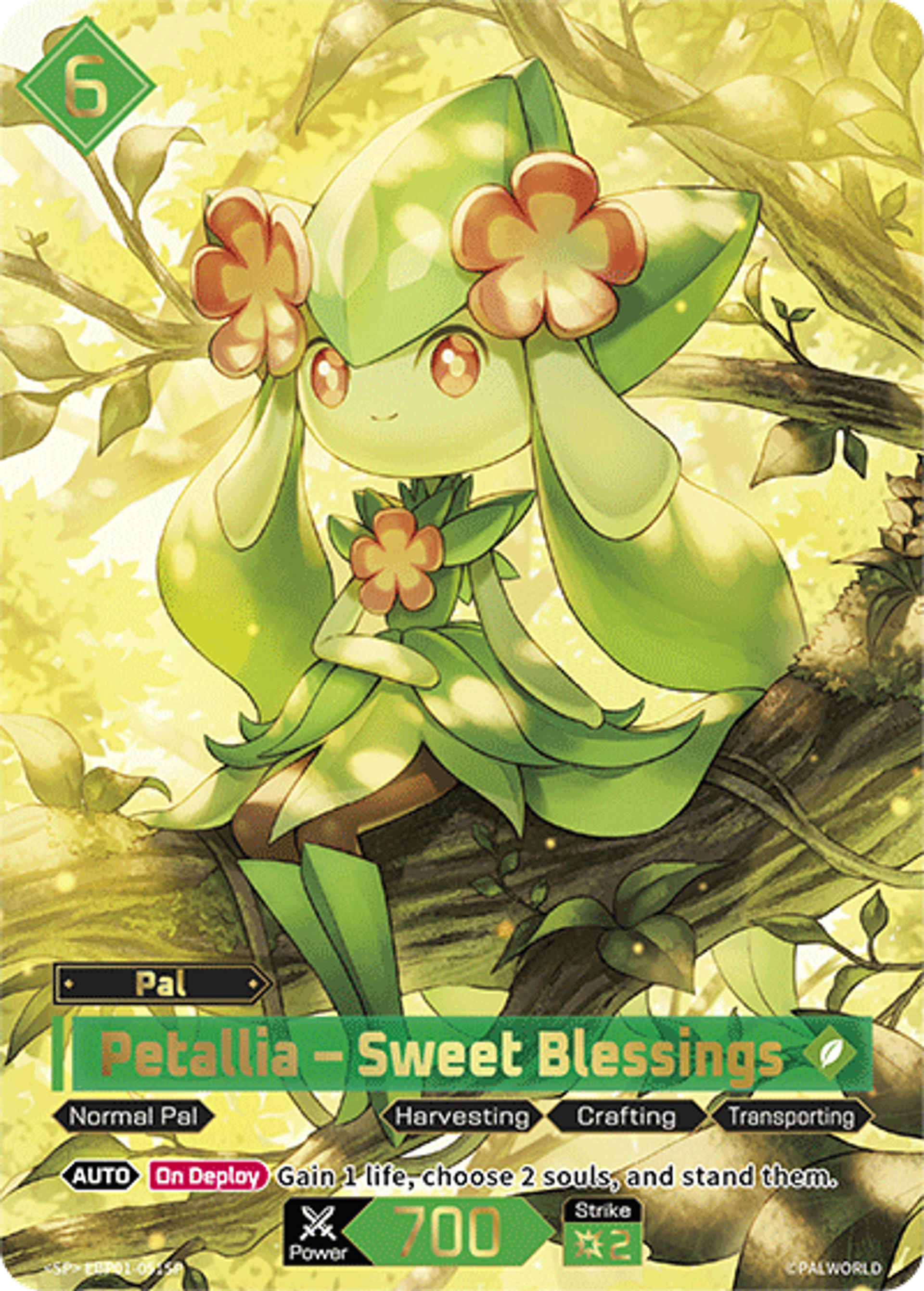 Petallia – Sweet Blessings — Dawn of Palpagos — Palworld TCG