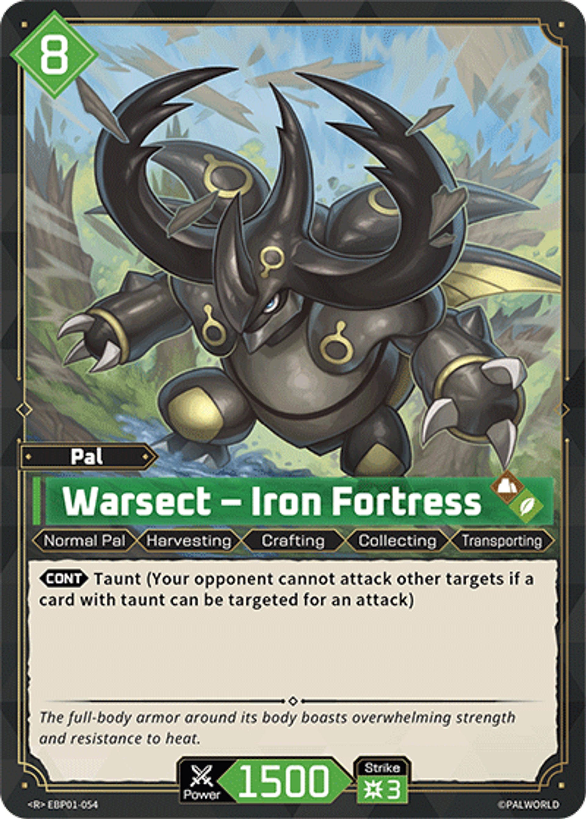 Warsect – Iron Fortress — Dawn of Palpagos — Palworld TCG