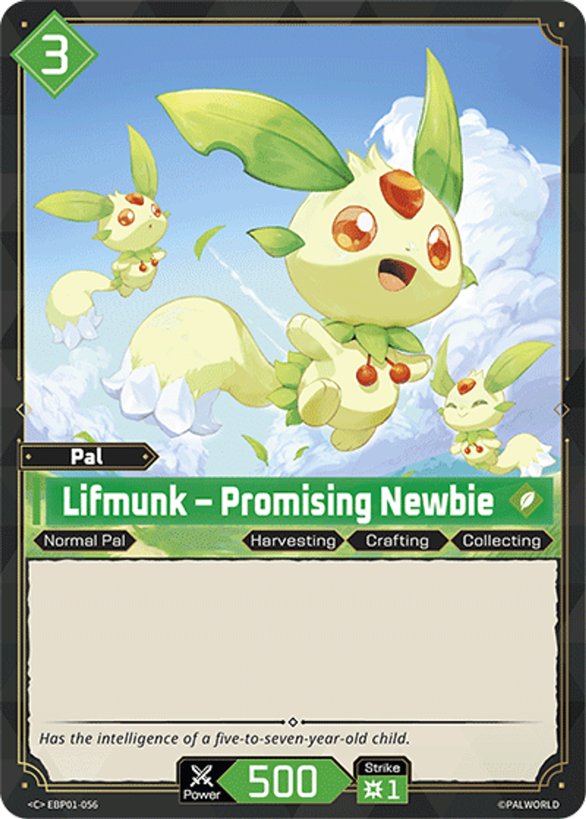 Lifmunk – Promising Newbie — Dawn of Palpagos — Palworld TCG