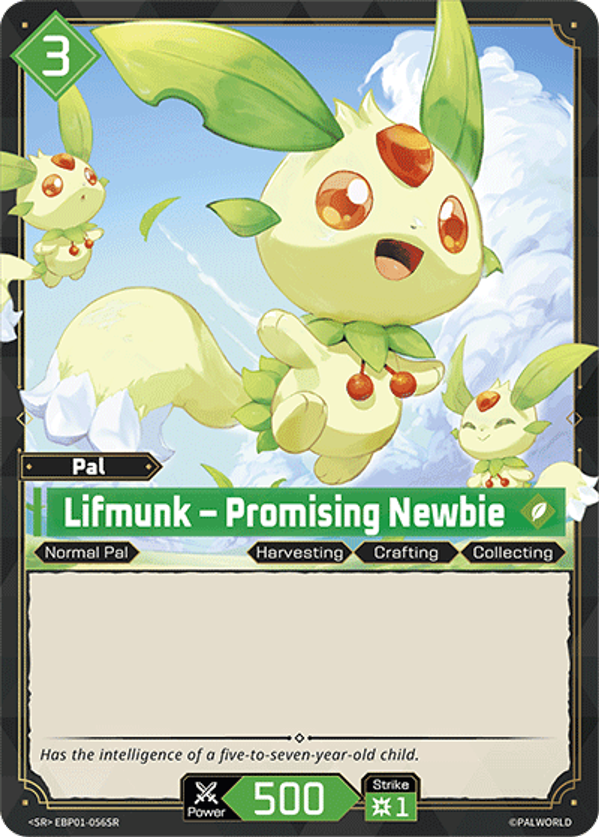 Lifmunk – Promising Newbie — Dawn of Palpagos — Palworld TCG