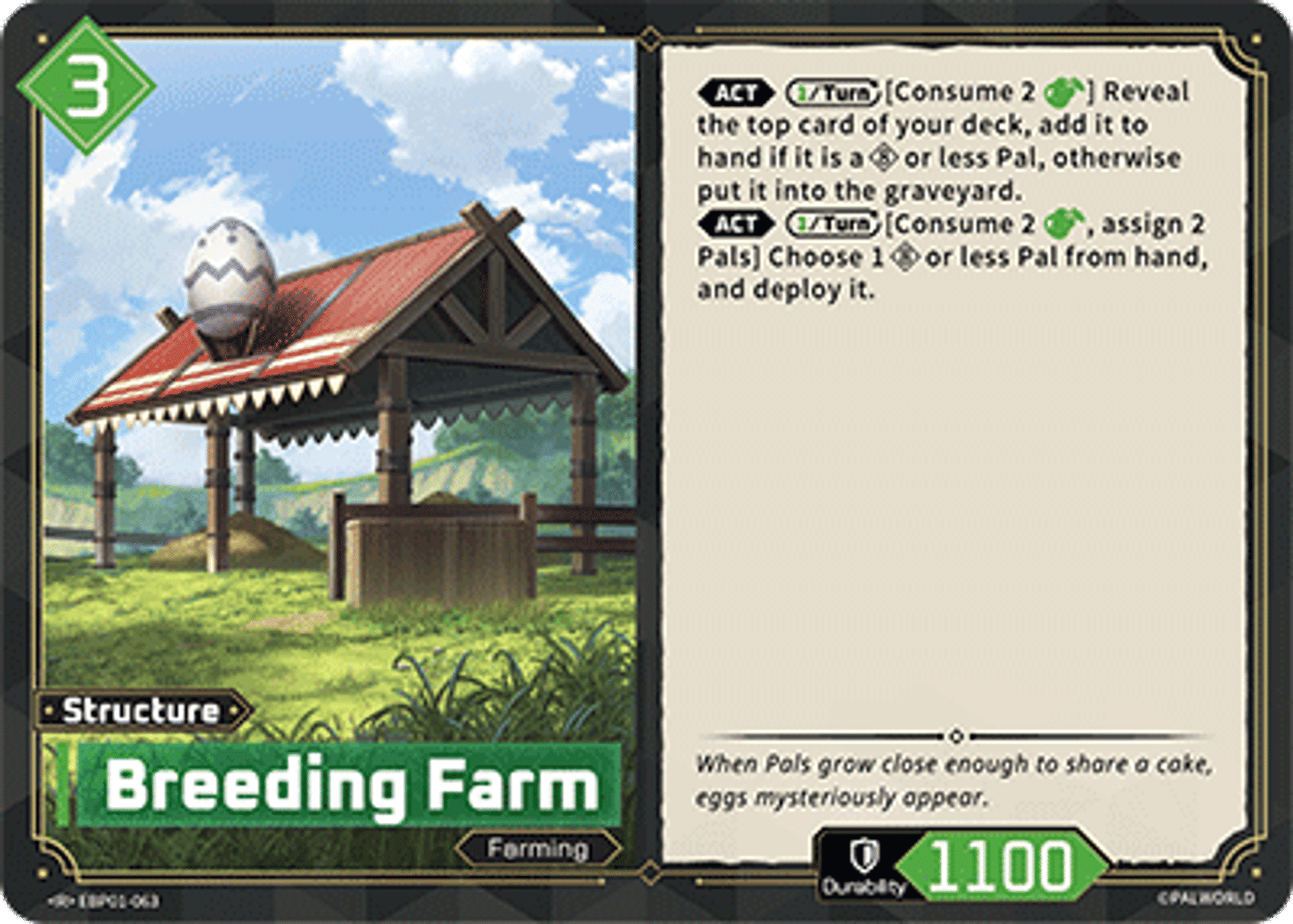 Breeding Farm — Dawn of Palpagos — Palworld TCG