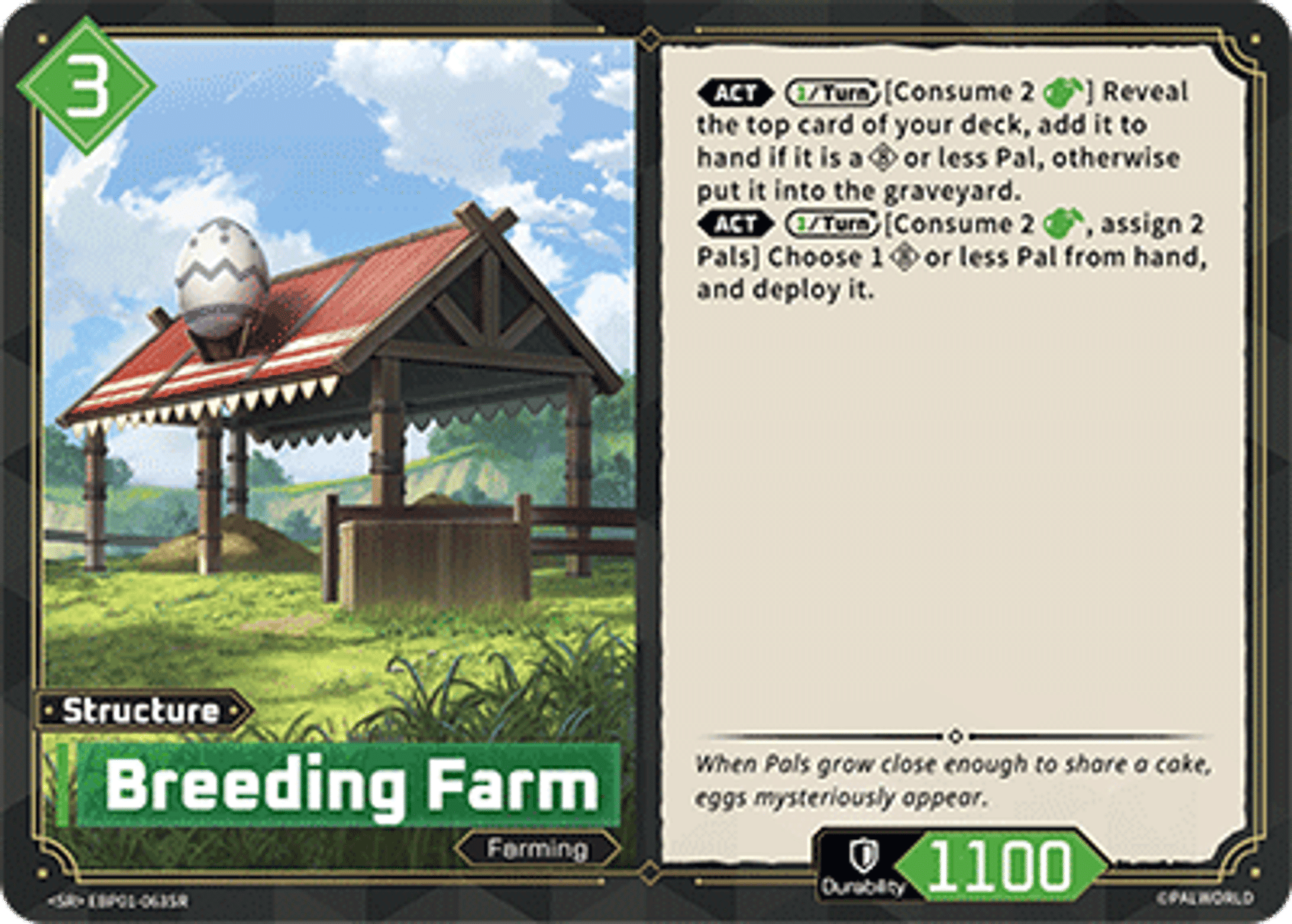 Breeding Farm — Dawn of Palpagos — Palworld TCG