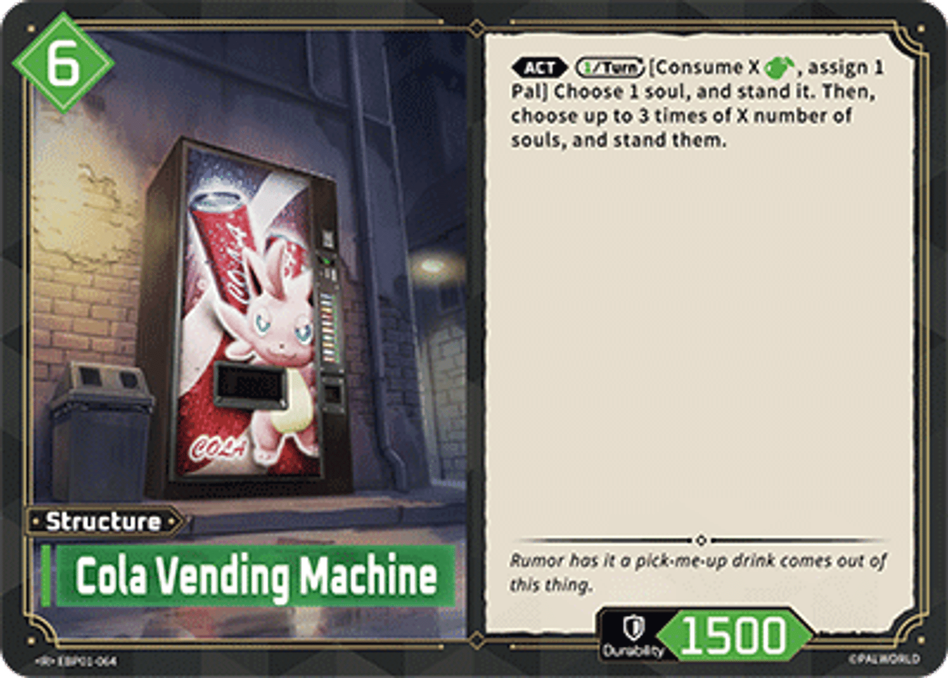 Cola Vending Machine — Dawn of Palpagos — Palworld TCG