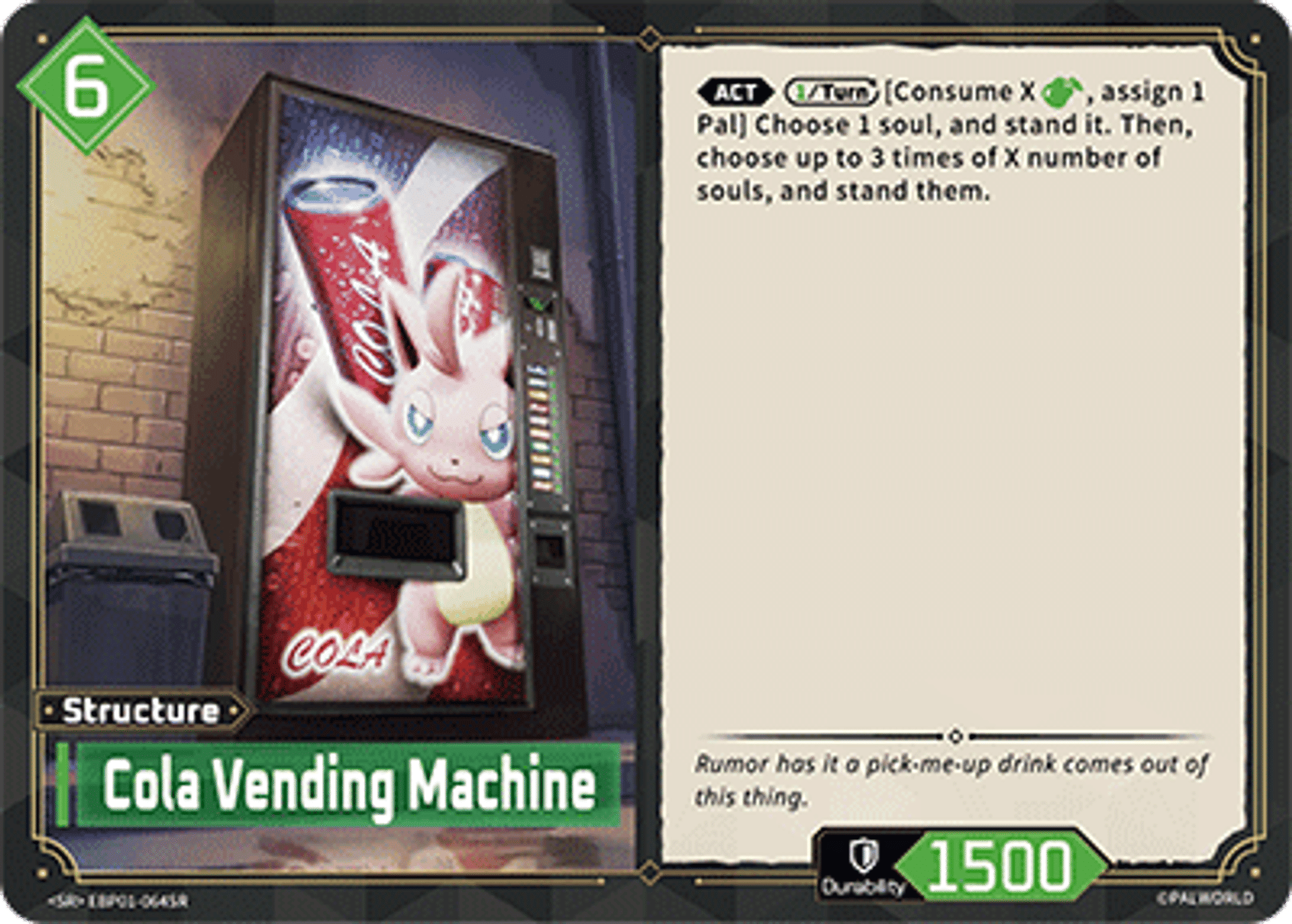 Cola Vending Machine — Dawn of Palpagos — Palworld TCG