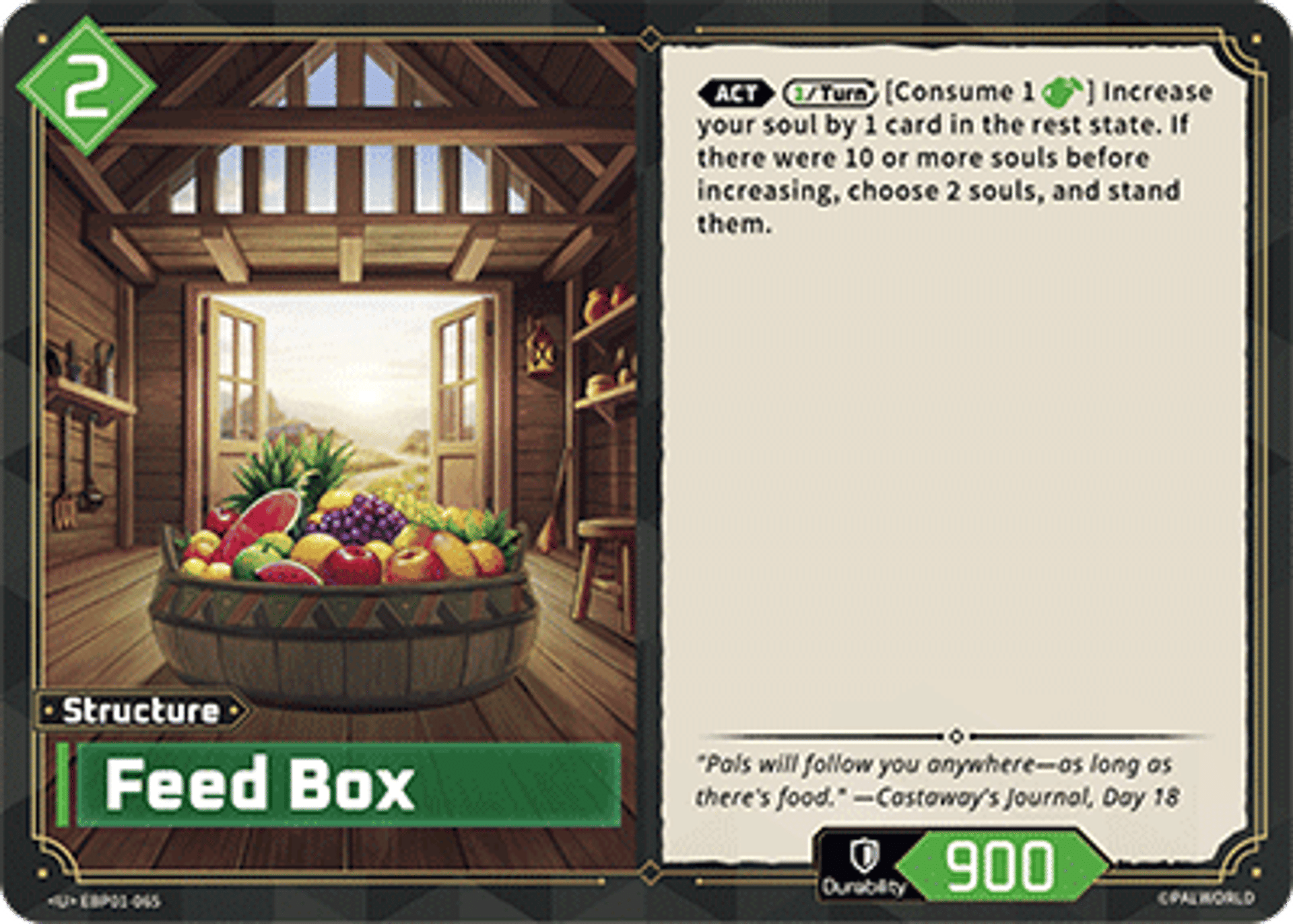 Feed Box — Dawn of Palpagos — Palworld TCG