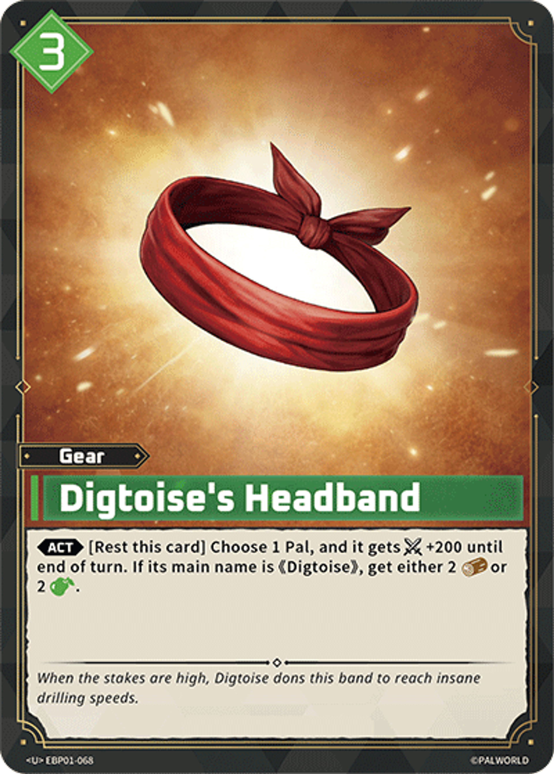 Digtoise's Headband — Dawn of Palpagos — Palworld TCG