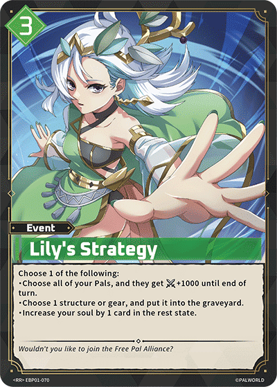 Lily's Strategy — Dawn of Palpagos — Palworld TCG