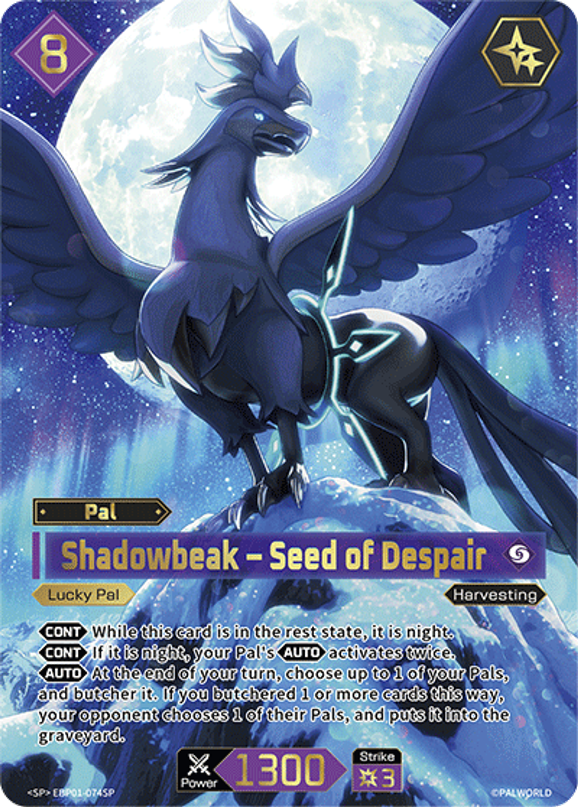 Shadowbeak – Seed of Despair — Dawn of Palpagos — Palworld TCG
