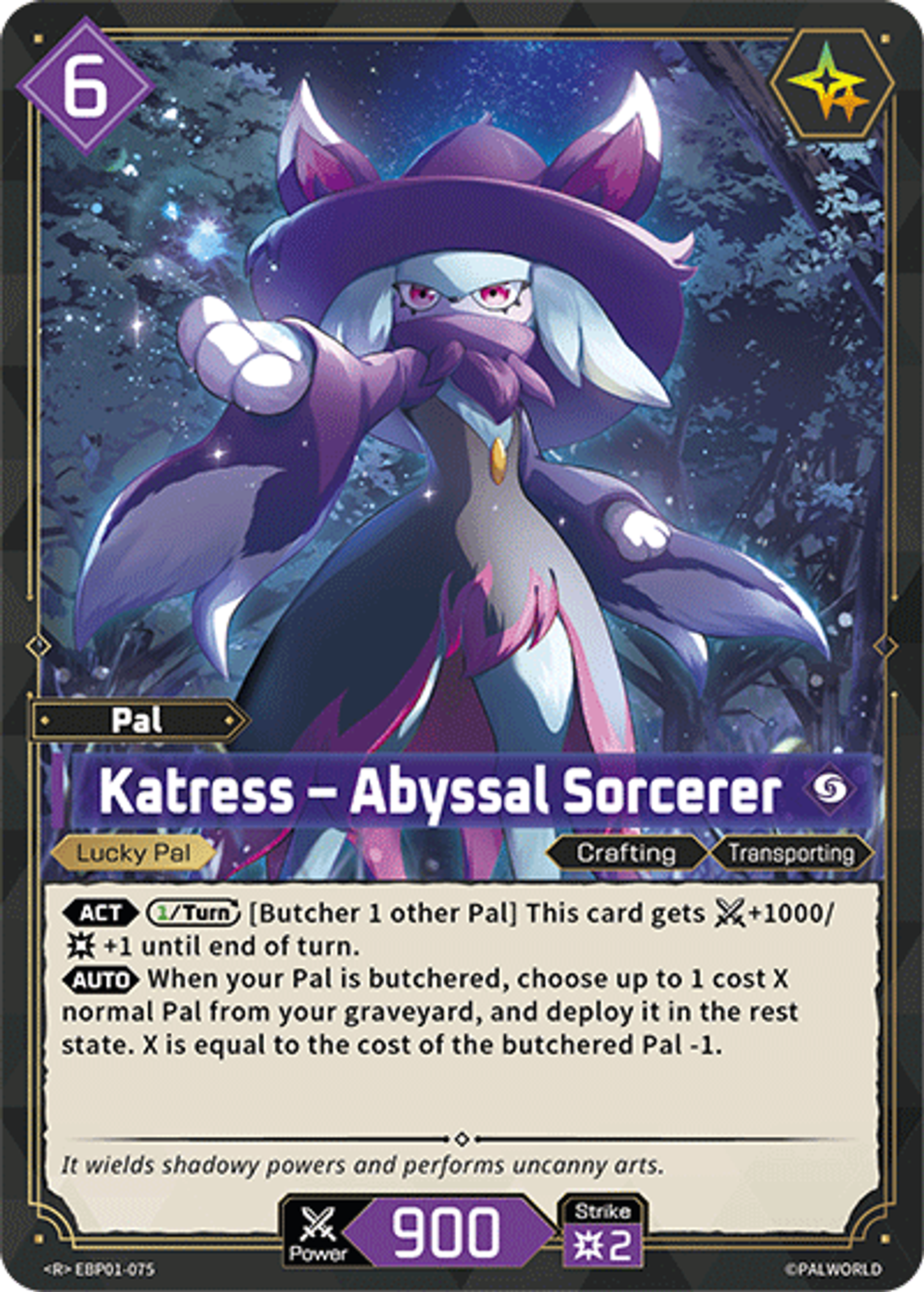 Katress – Abyssal Sorcerer — Dawn of Palpagos — Palworld TCG