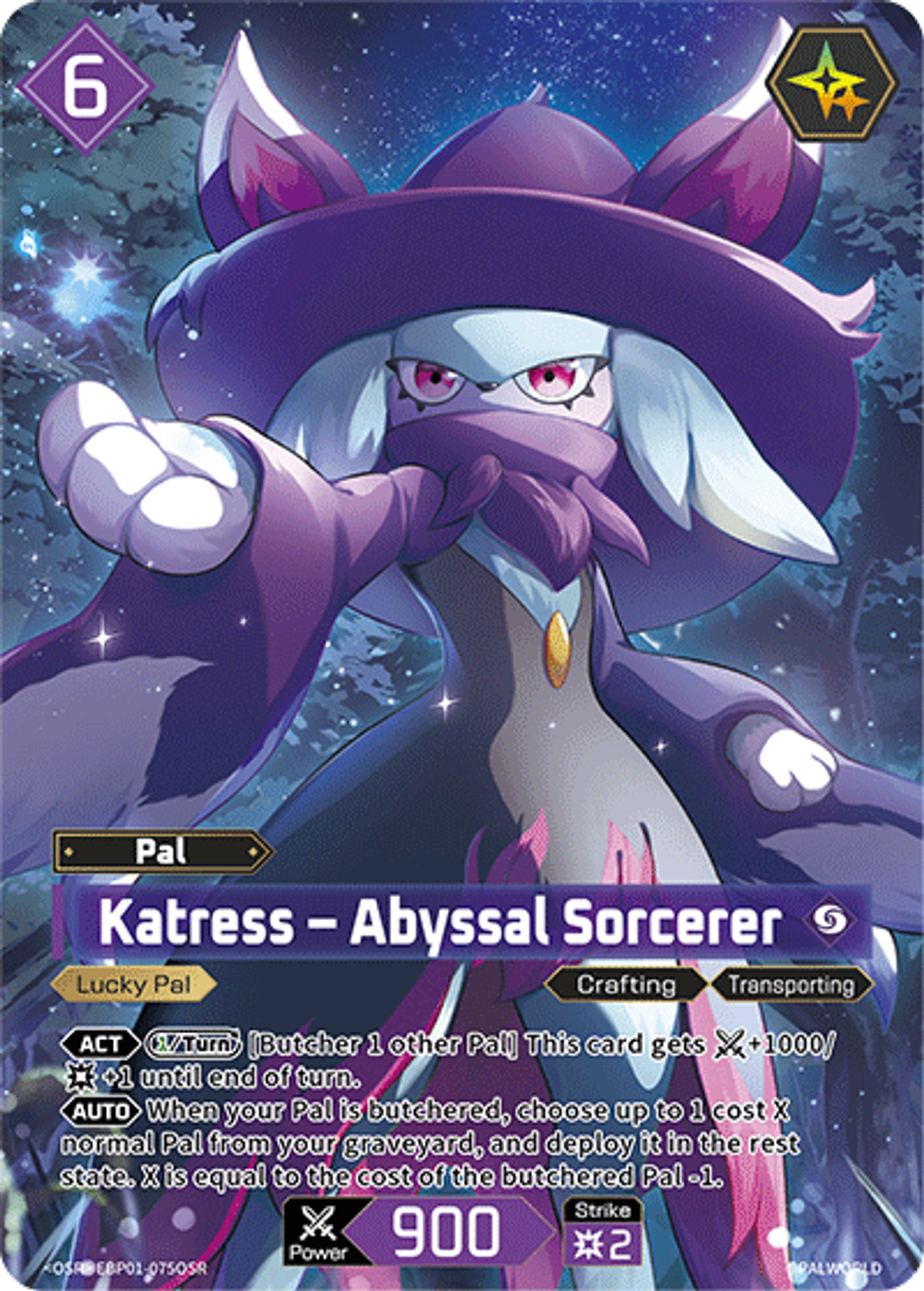 Katress – Abyssal Sorcerer — Dawn of Palpagos — Palworld TCG