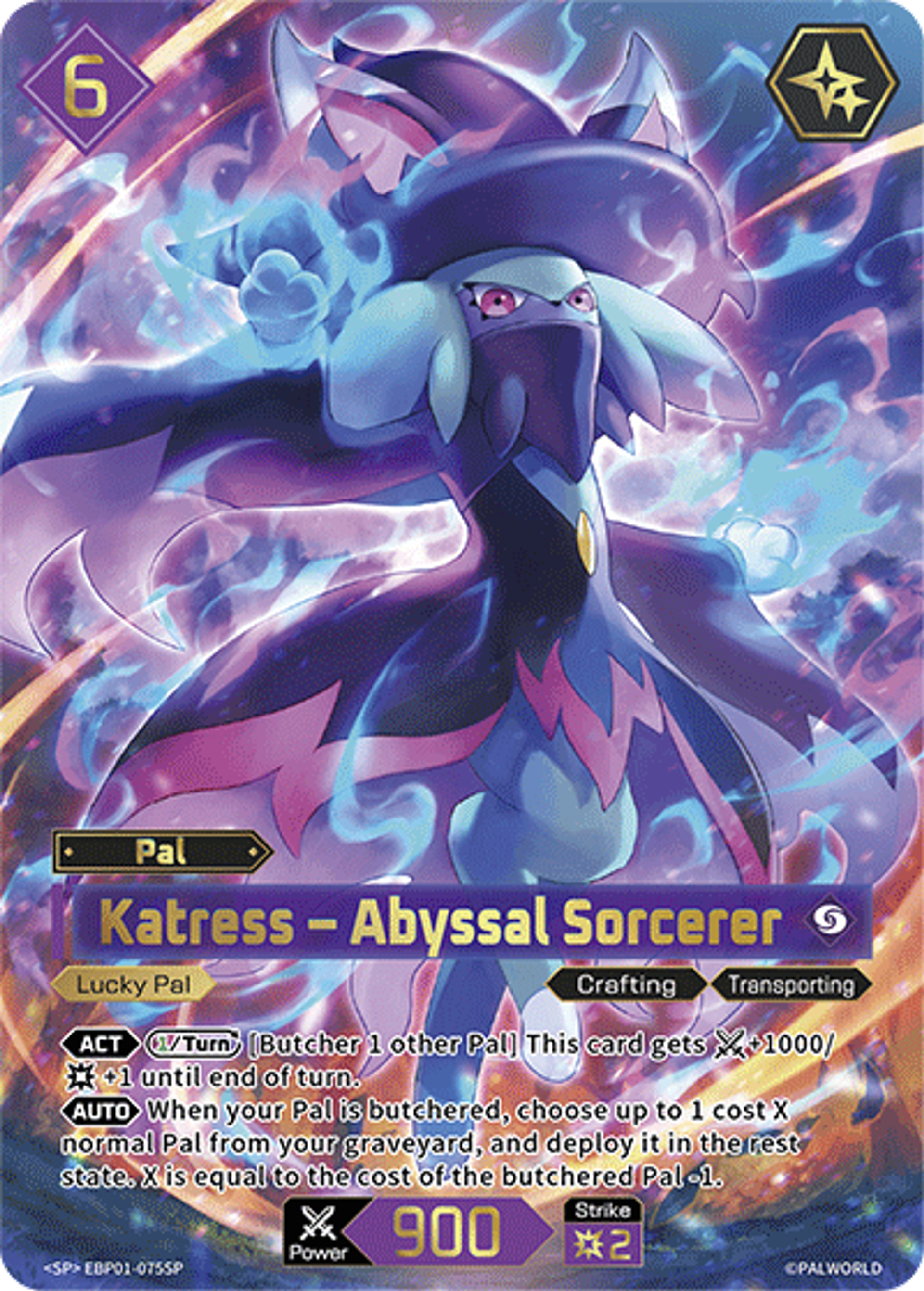 Katress – Abyssal Sorcerer — Dawn of Palpagos — Palworld TCG