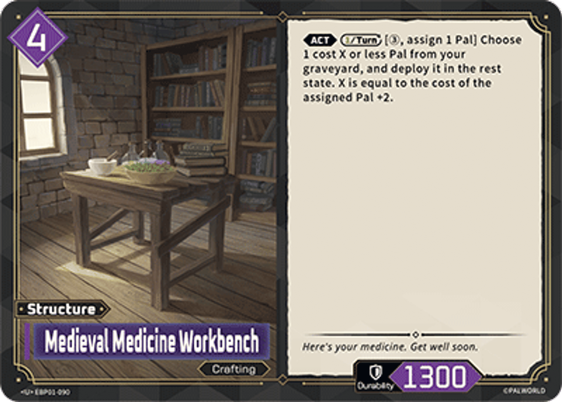 Medieval Medicine Workbench — Dawn of Palpagos — Palworld TCG