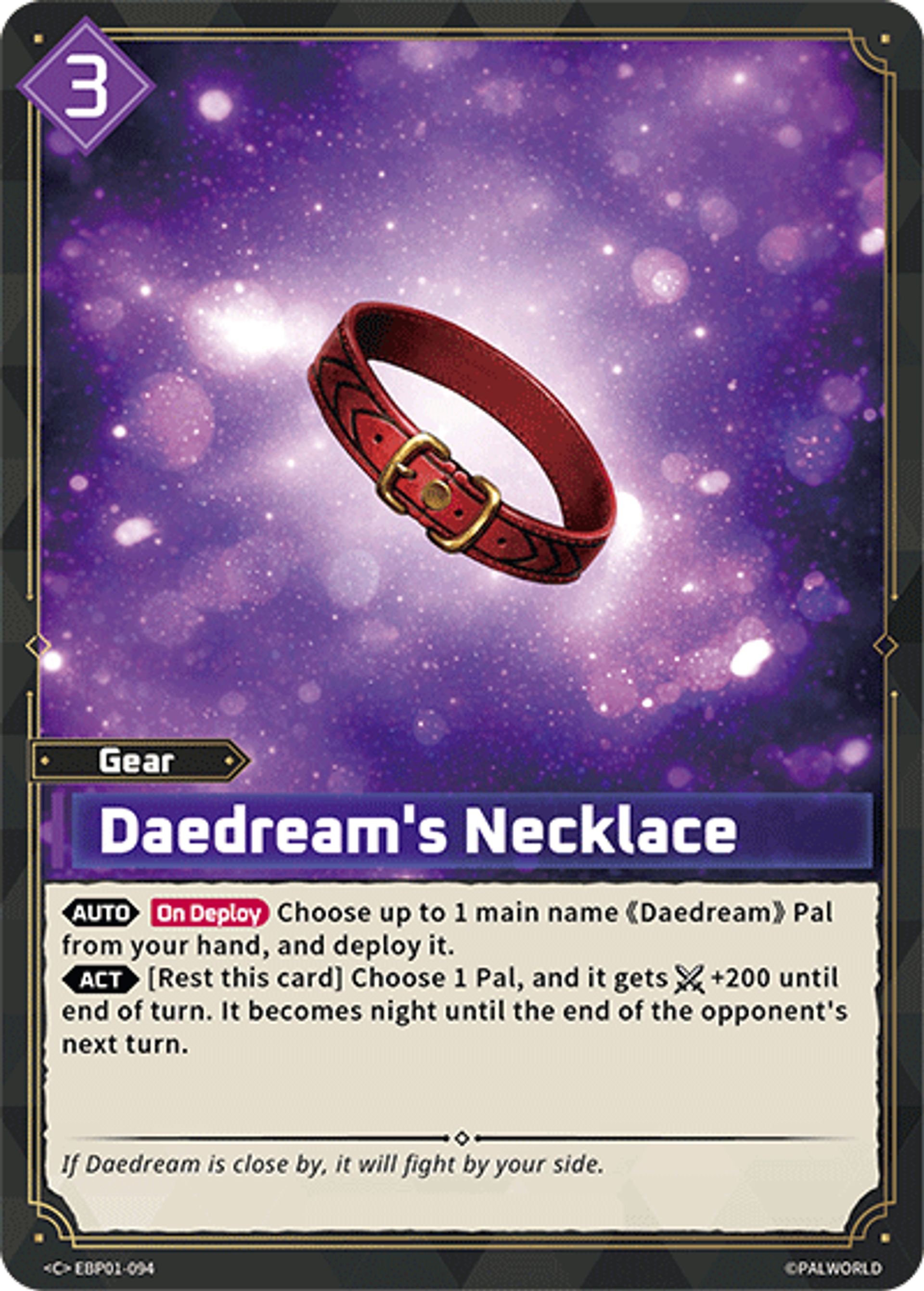 Daedream's Necklace — Dawn of Palpagos — Palworld TCG