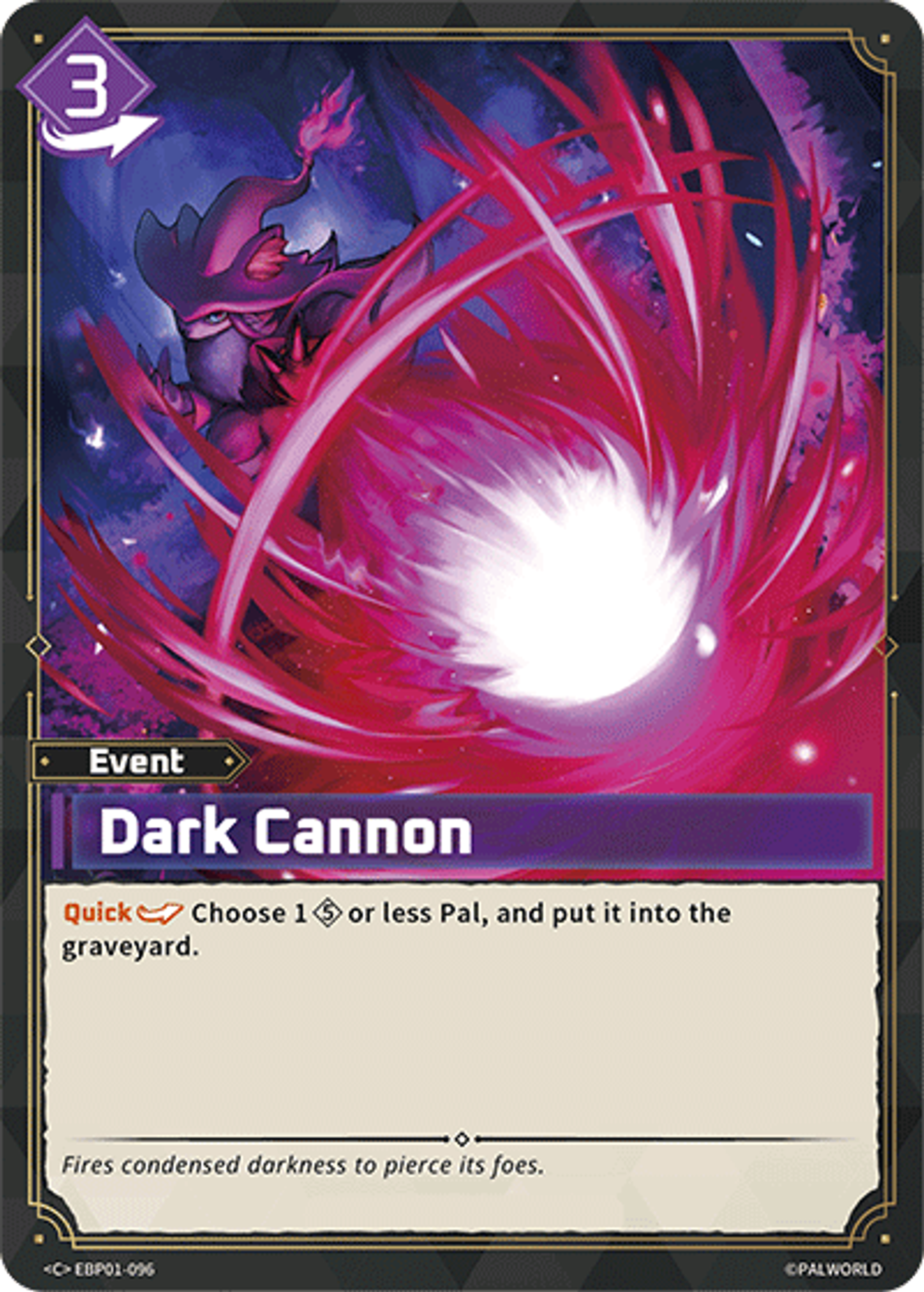 Dark Cannon — Dawn of Palpagos — Palworld TCG