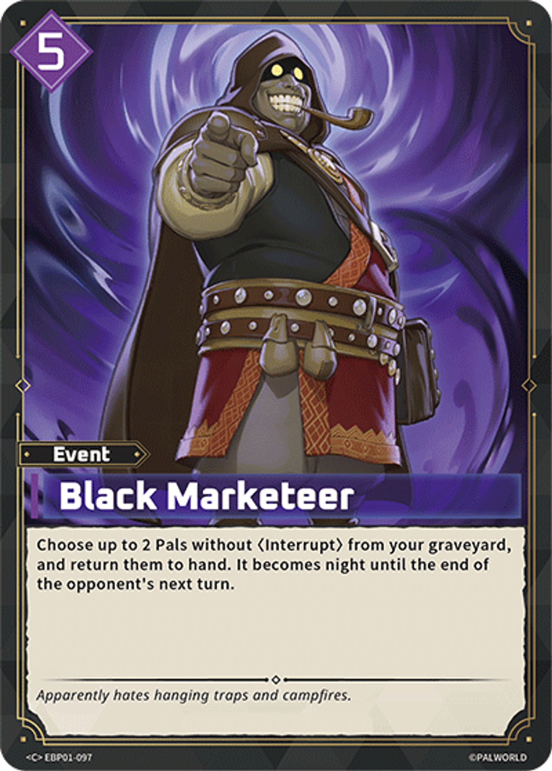 Black Marketeer — Dawn of Palpagos — Palworld TCG