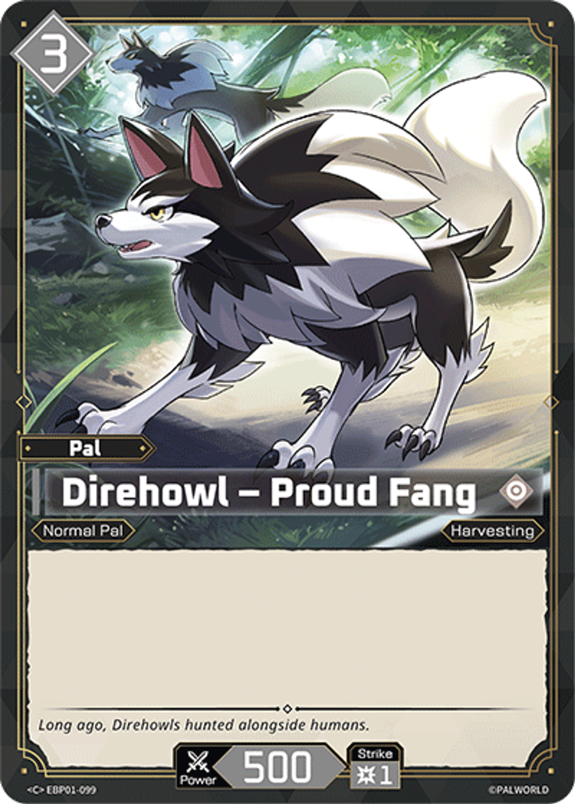 Direhowl – Proud Fang — Dawn of Palpagos — Palworld TCG