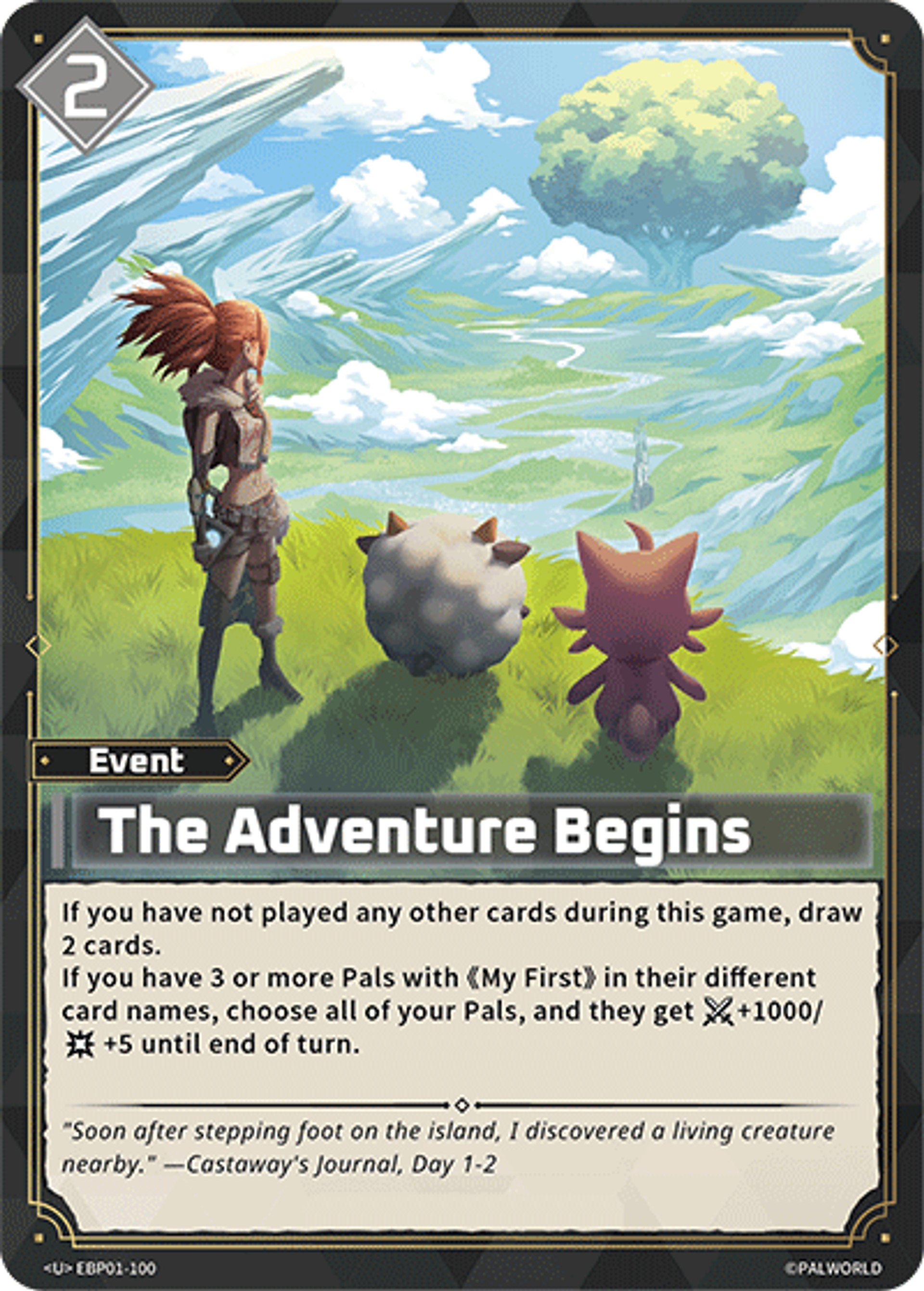 The Adventure Begins — Dawn of Palpagos — Palworld TCG