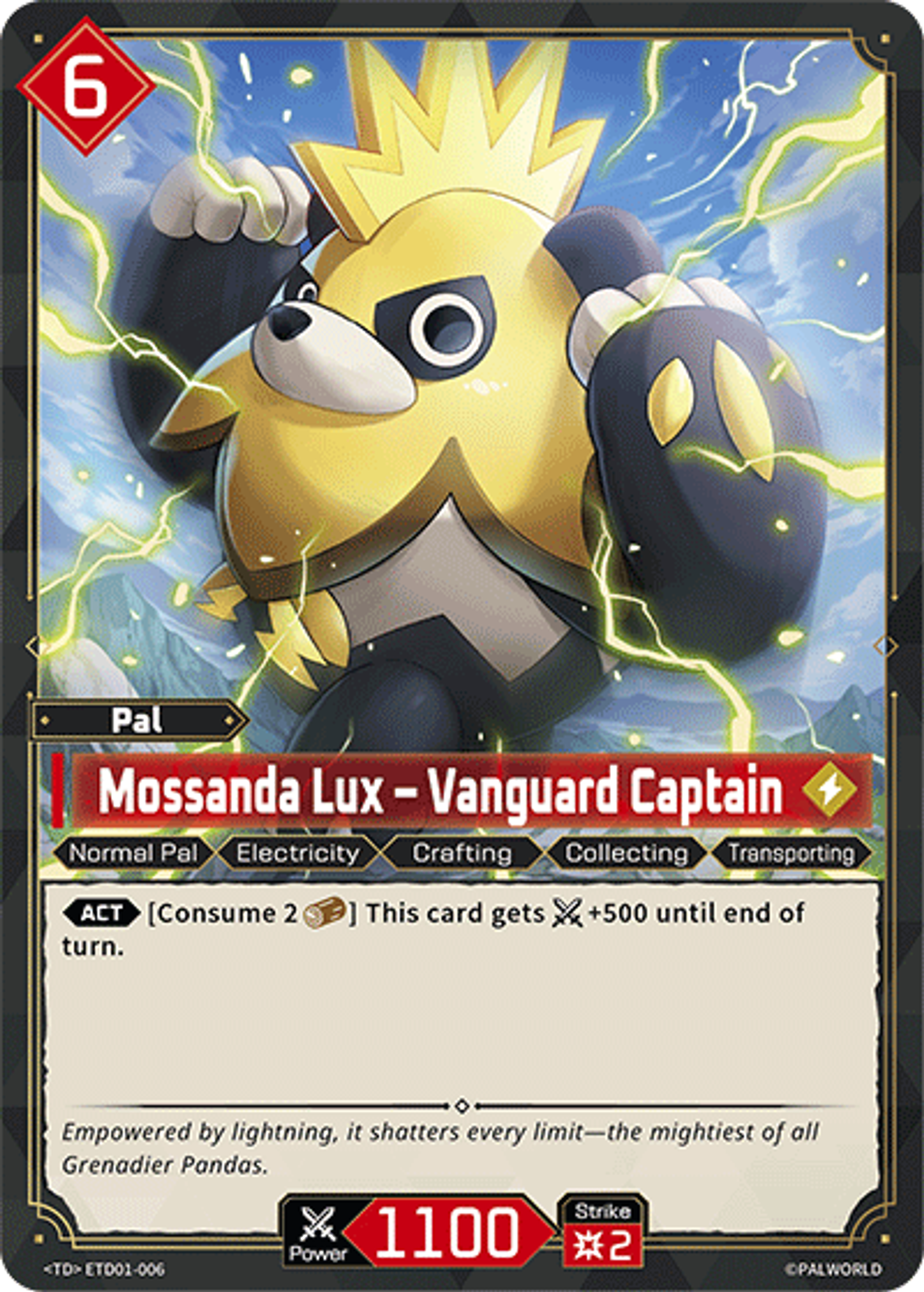 Mossanda Lux – Vanguard Captain — Trial Deck: Dawn of Palpagos Red・Blue — Palworld TCG
