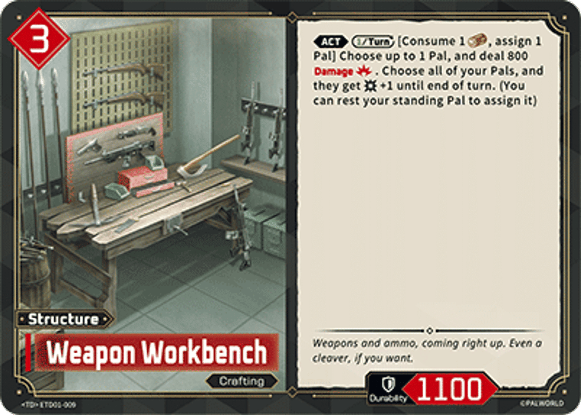Weapon Workbench — Trial Deck: Dawn of Palpagos Red・Blue — Palworld TCG