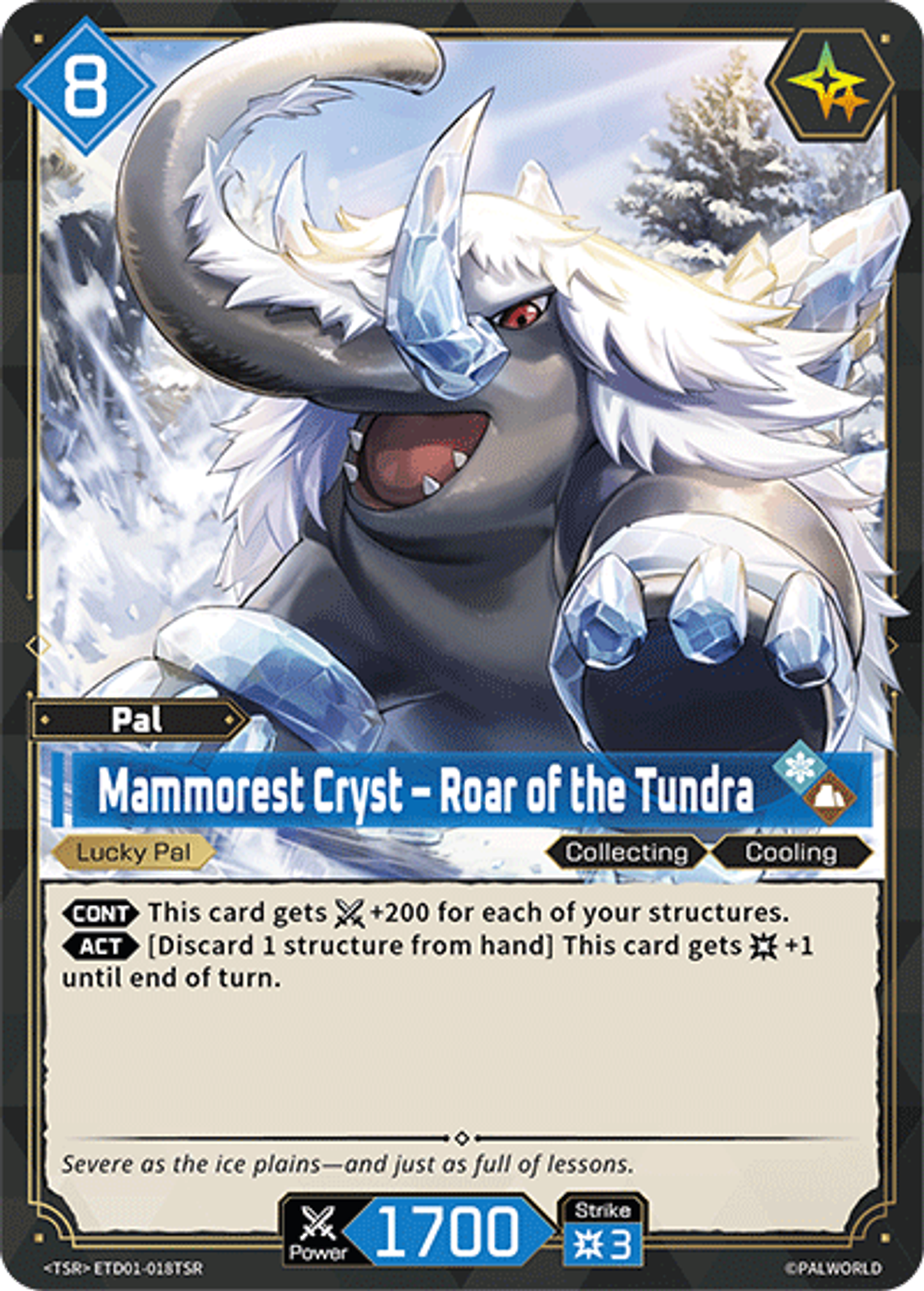 Mammorest Cryst – Roar of the Tundra — Trial Deck: Dawn of Palpagos Red・Blue — Palworld TCG