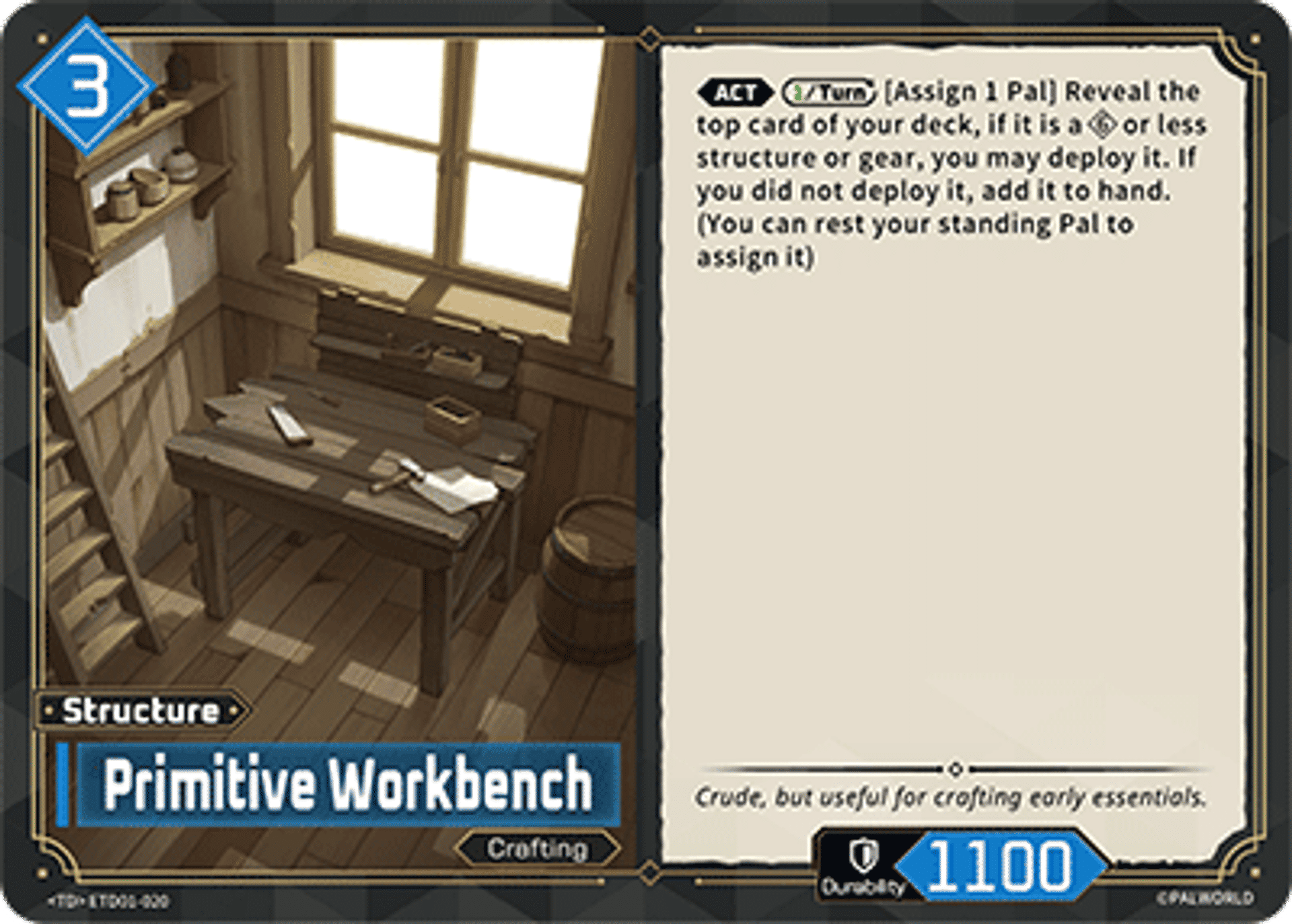 Primitive Workbench — Trial Deck: Dawn of Palpagos Red・Blue — Palworld TCG