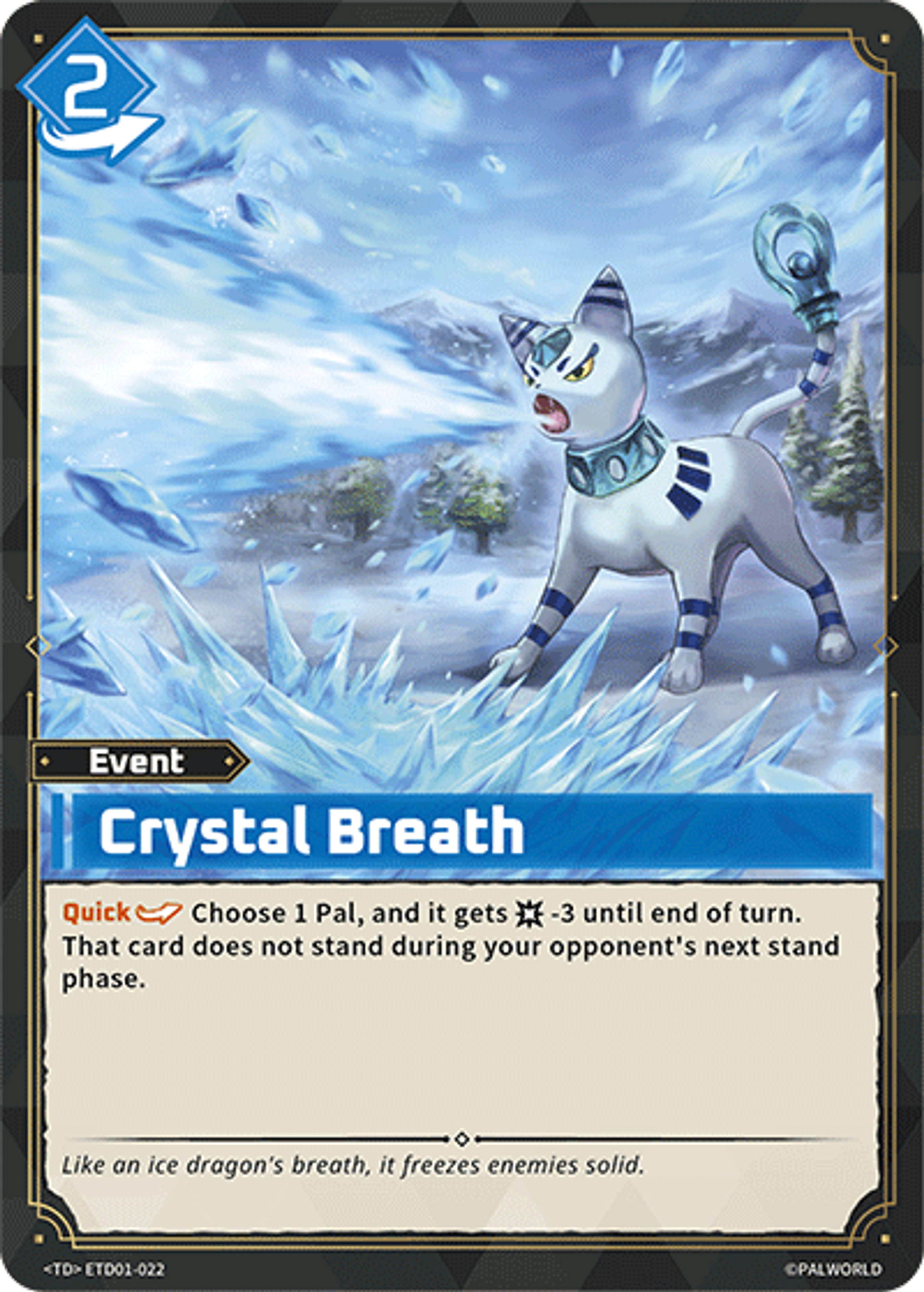 Crystal Breath — Trial Deck: Dawn of Palpagos Red・Blue — Palworld TCG