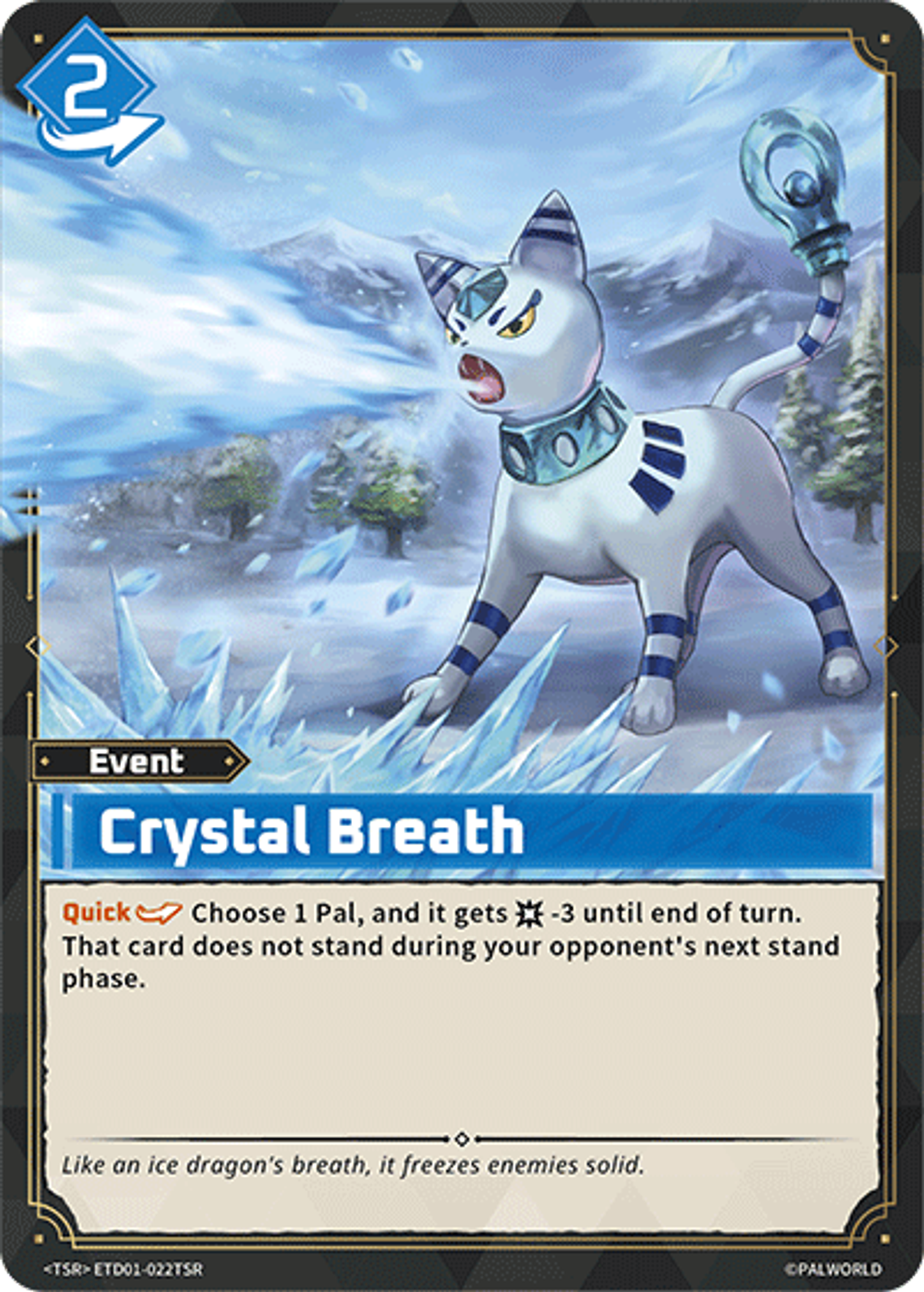Crystal Breath — Trial Deck: Dawn of Palpagos Red・Blue — Palworld TCG