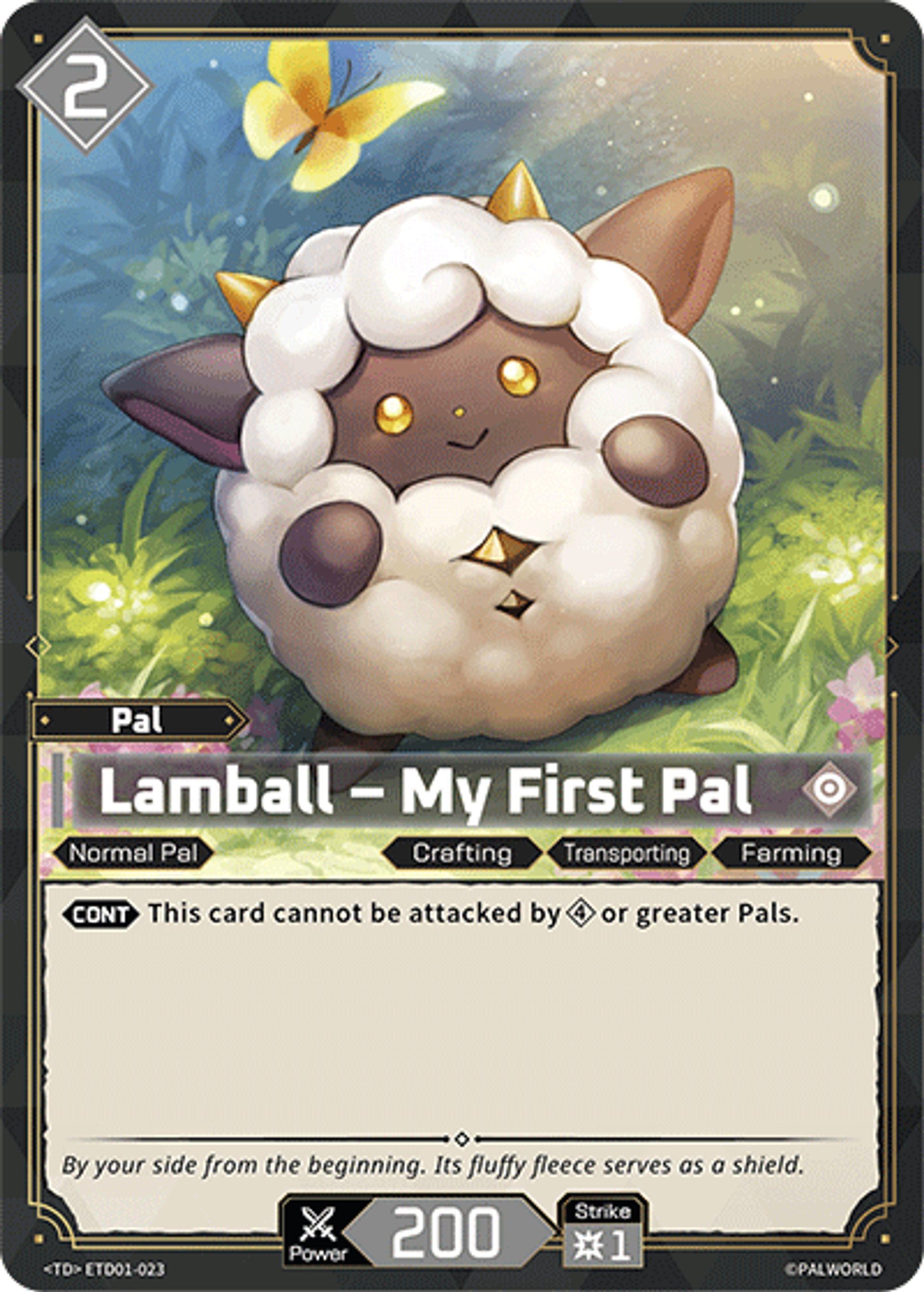 Lamball – My First Pal — Trial Deck: Dawn of Palpagos Red・Blue — Palworld TCG
