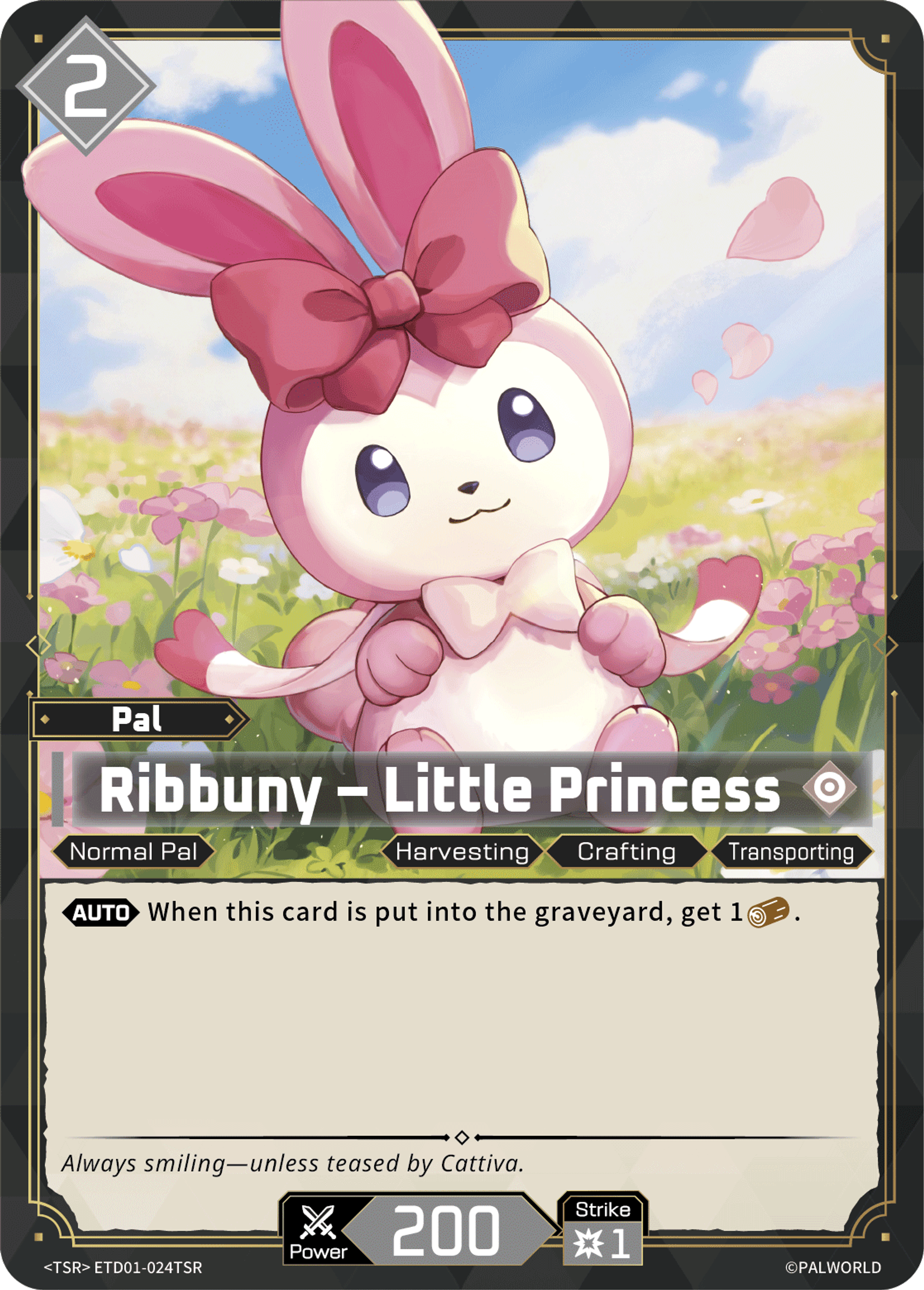 Ribbuny – Little Princess — Trial Deck: Dawn of Palpagos Red・Blue — Palworld TCG