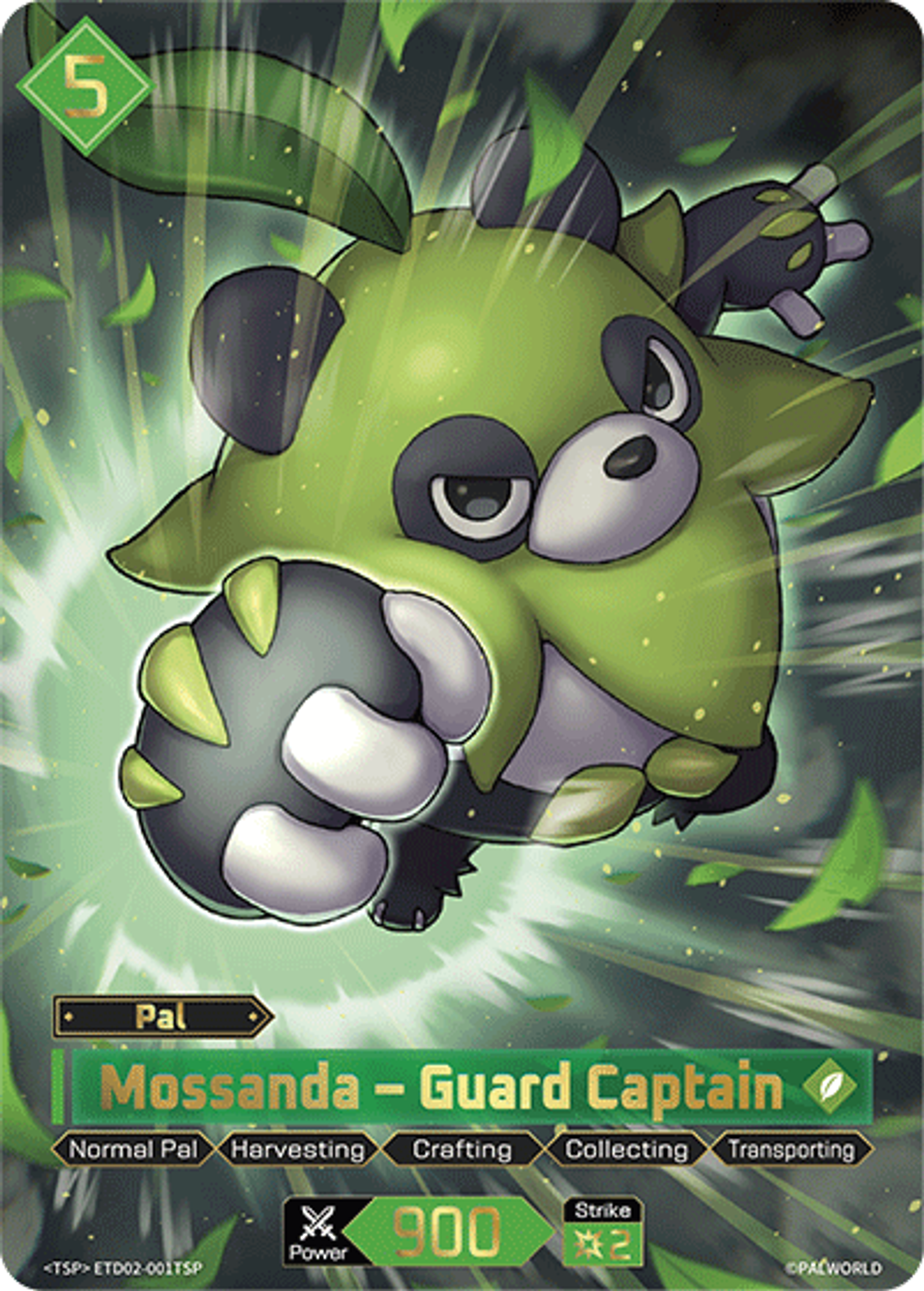Mossanda – Guard Captain — Trial Deck: Dawn of Palpagos Green・Purple — Palworld TCG