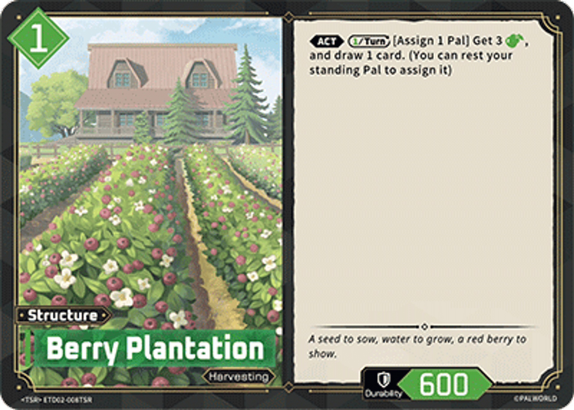 Berry Plantation — Trial Deck: Dawn of Palpagos Green・Purple — Palworld TCG