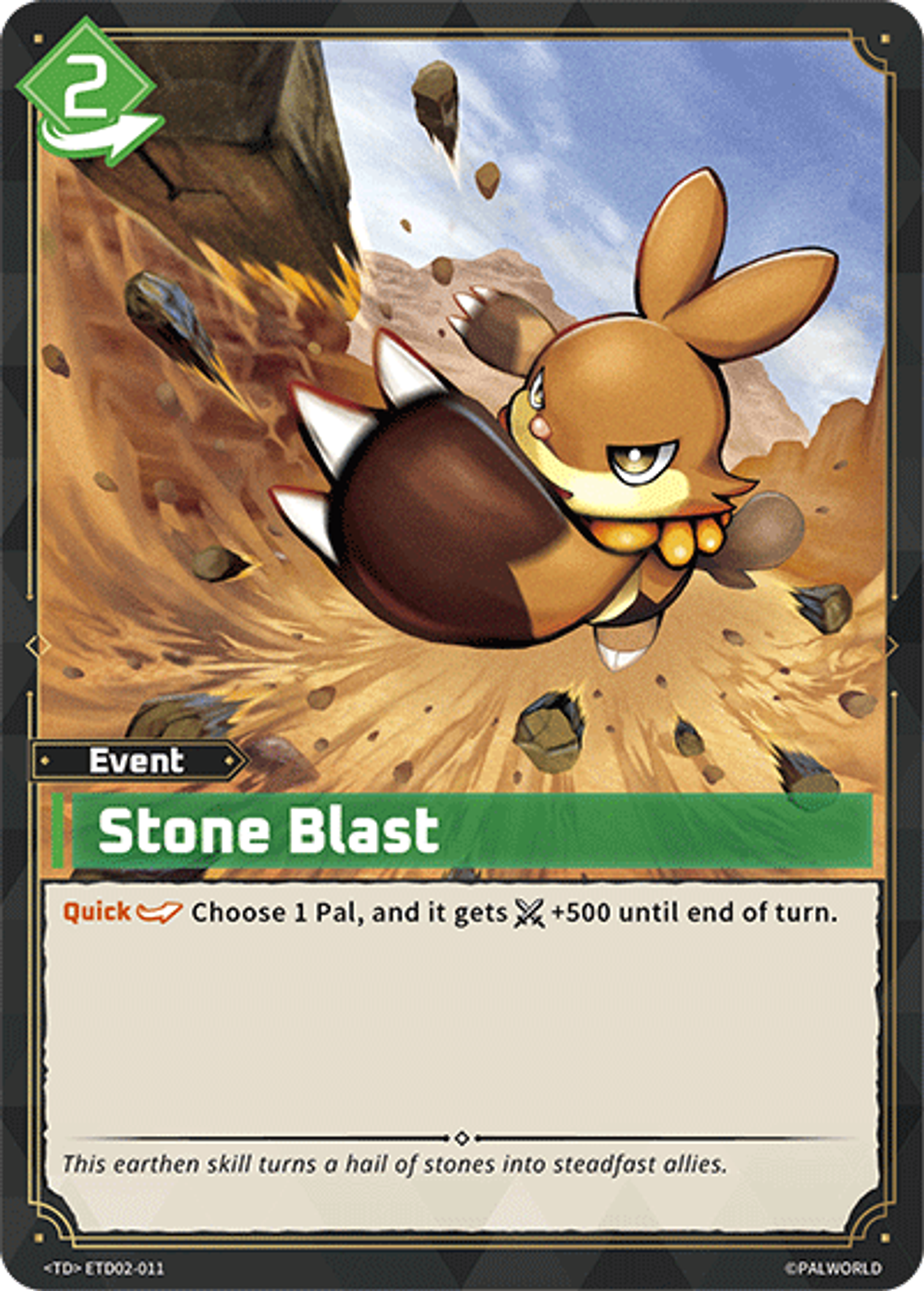 Stone Blast — Trial Deck: Dawn of Palpagos Green・Purple — Palworld TCG