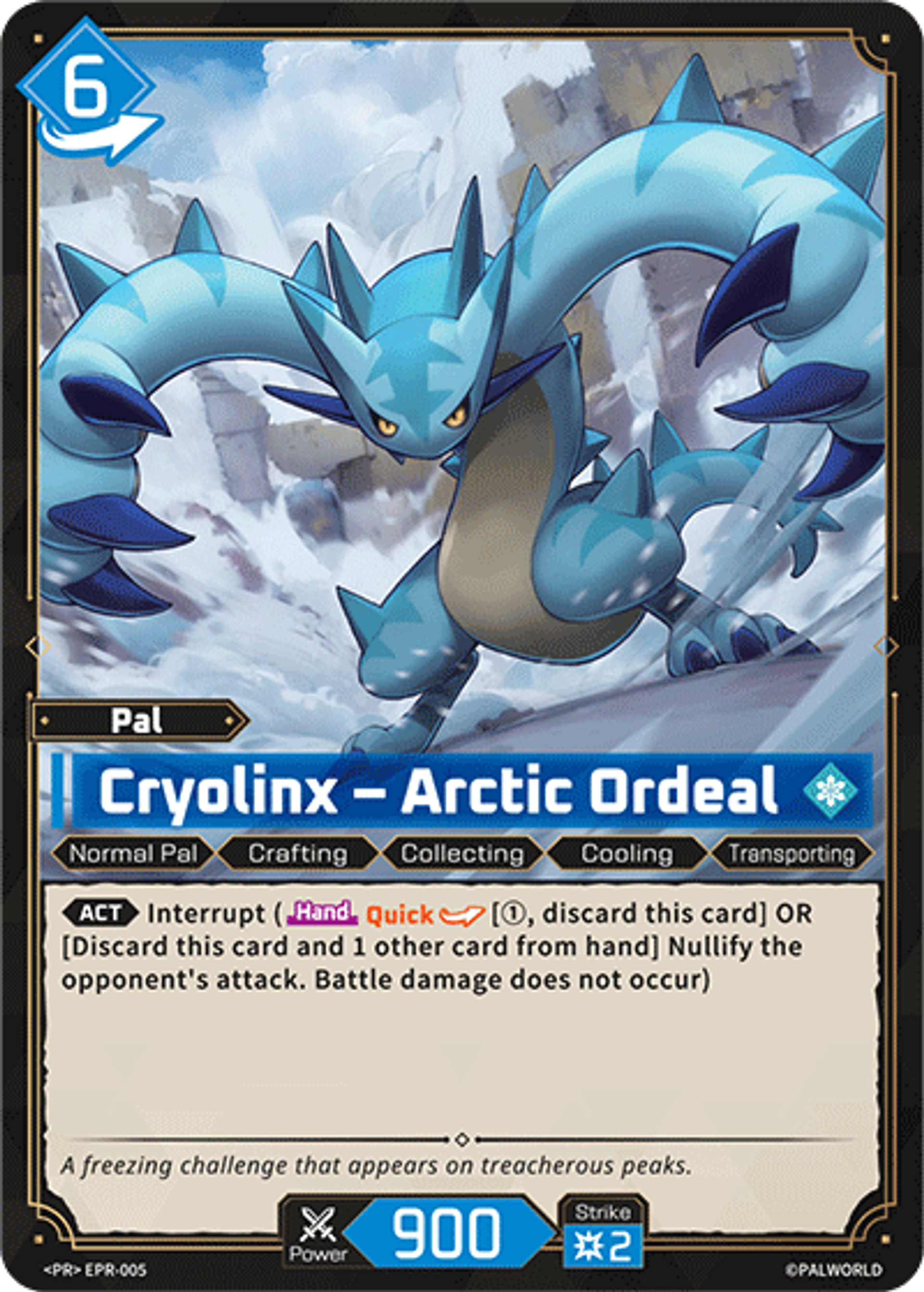 Cryolinx – Arctic Ordeal — Promotional Cards 2026 — Palworld TCG