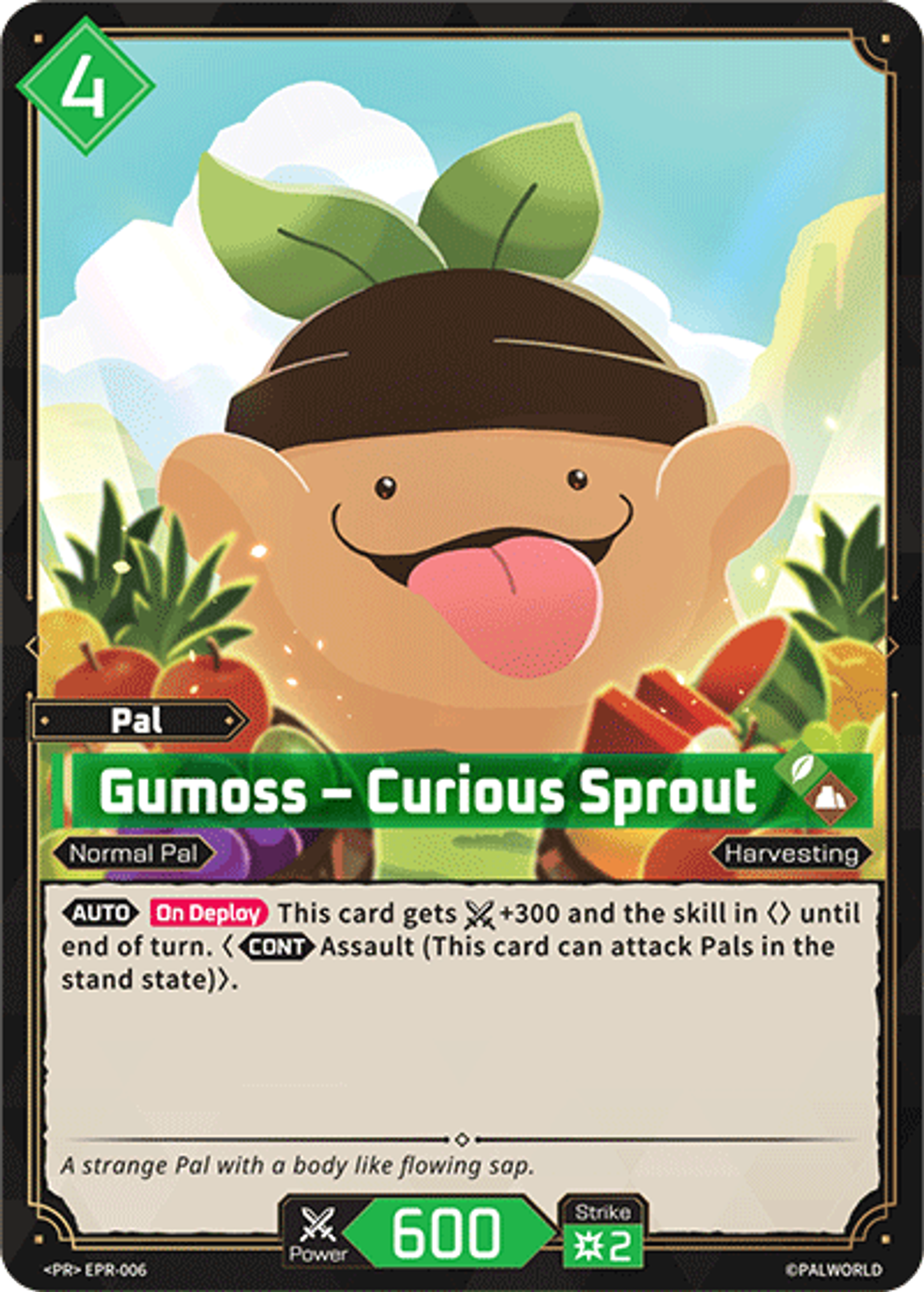 Gumoss – Curious Sprout — Promotional Cards 2026 — Palworld TCG