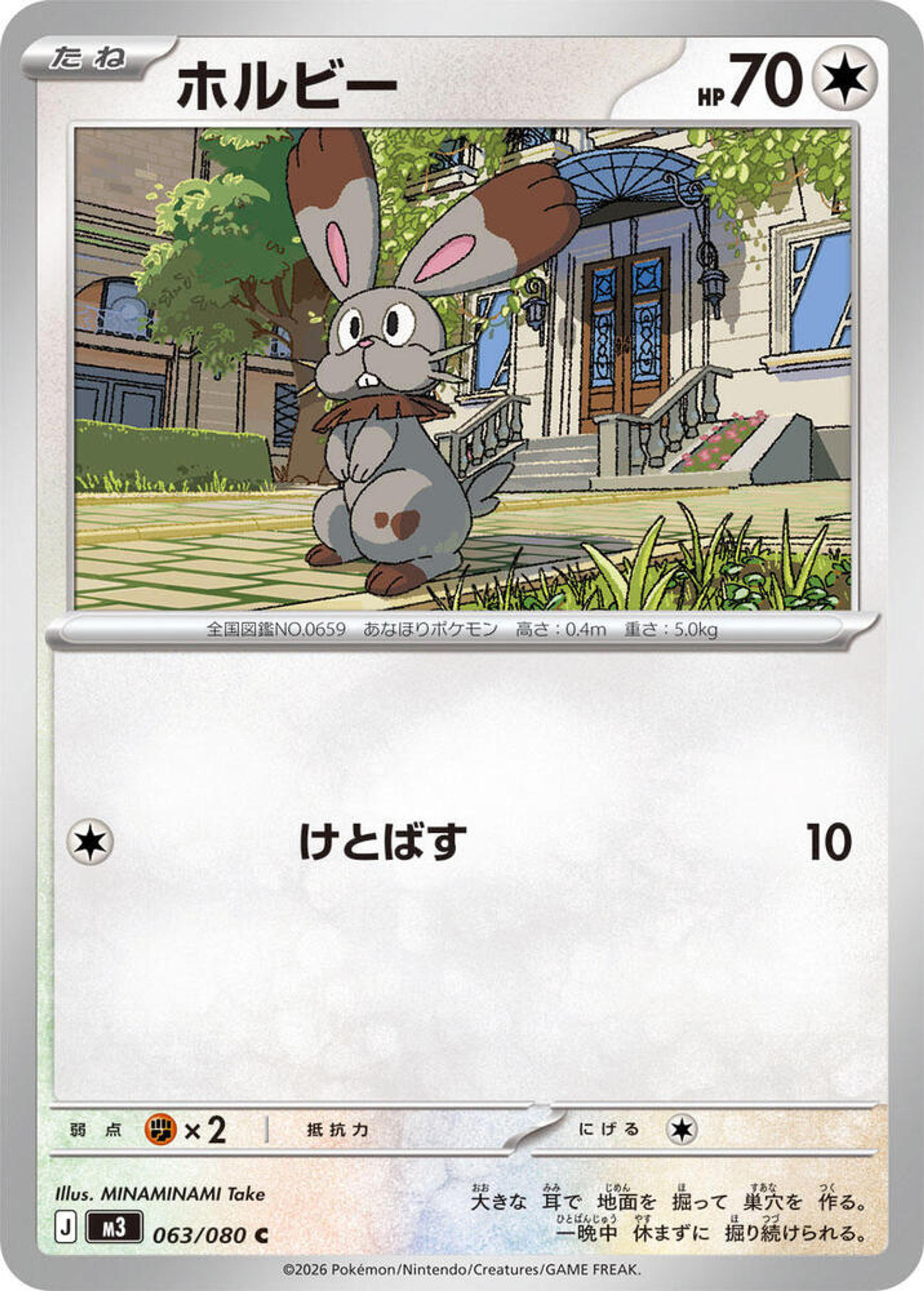Bunnelby — M3: Nihil Zero — Pokemon Japan