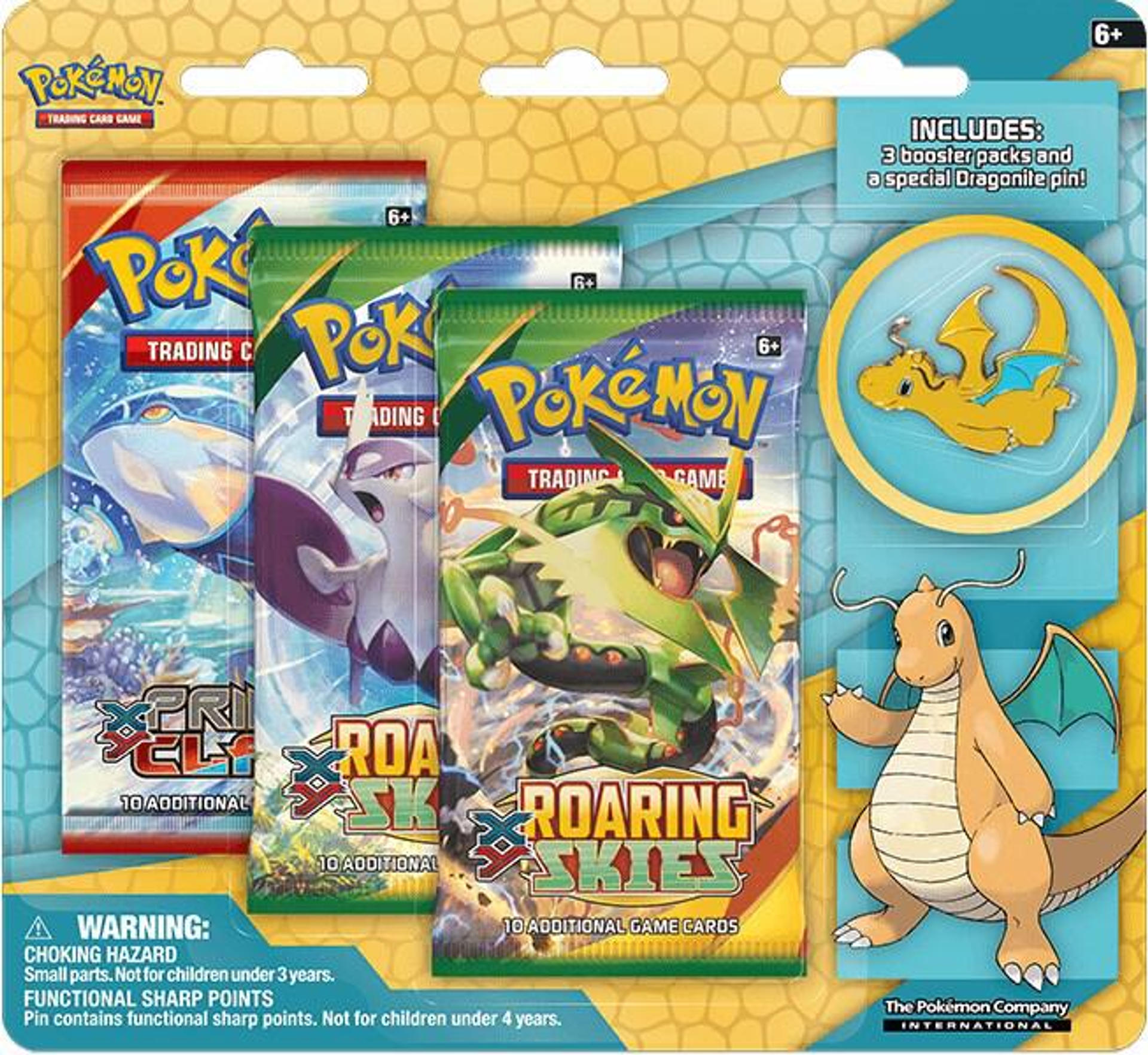 Product image for Dragonite Collector's Pin 3 Pack Blister