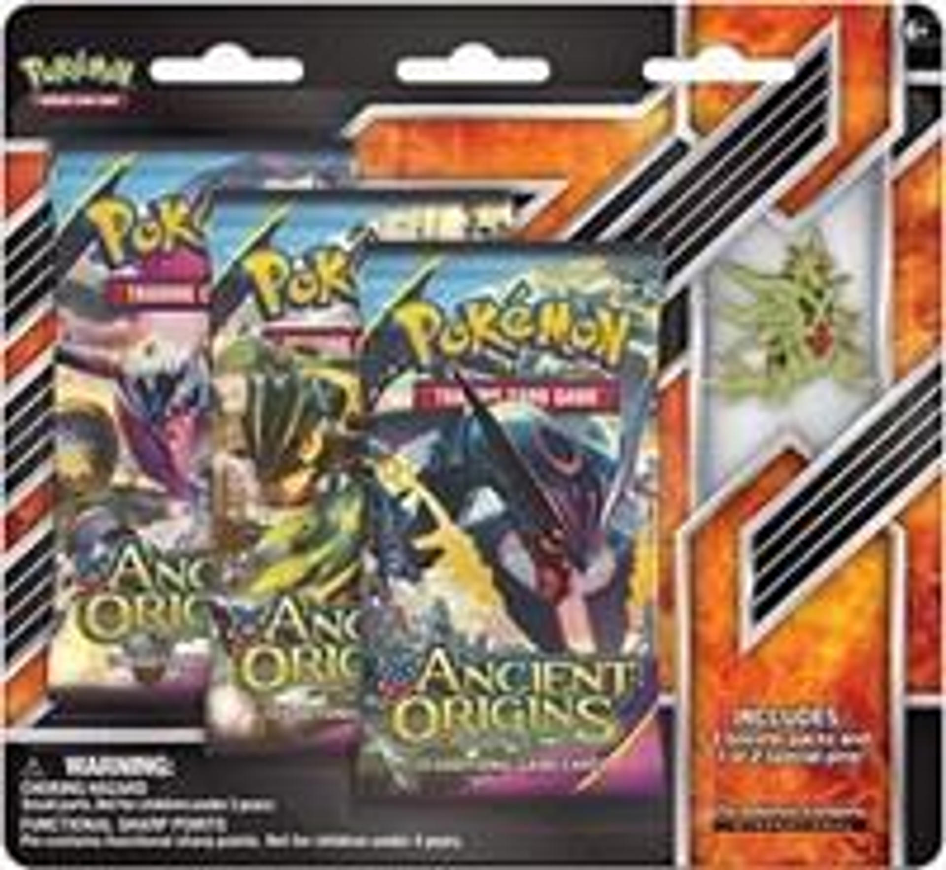 Product image for Ancient Origins Collector Pin 3 Pack Blister [Mega Tyranitar Pin]