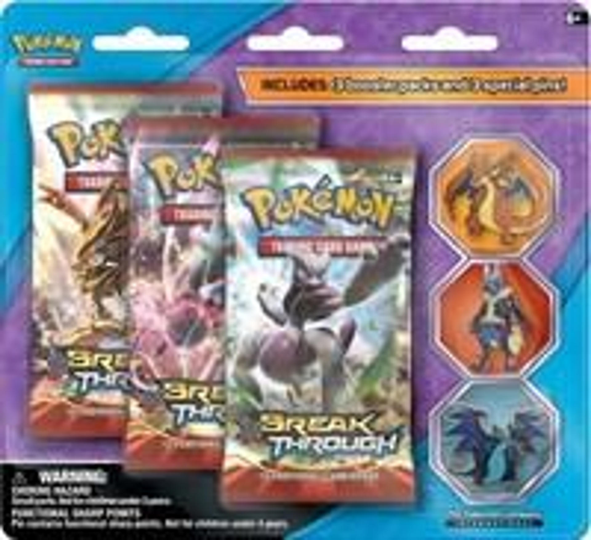 Product image for BREAKthrough Mega Evolution 3 Pin Blister