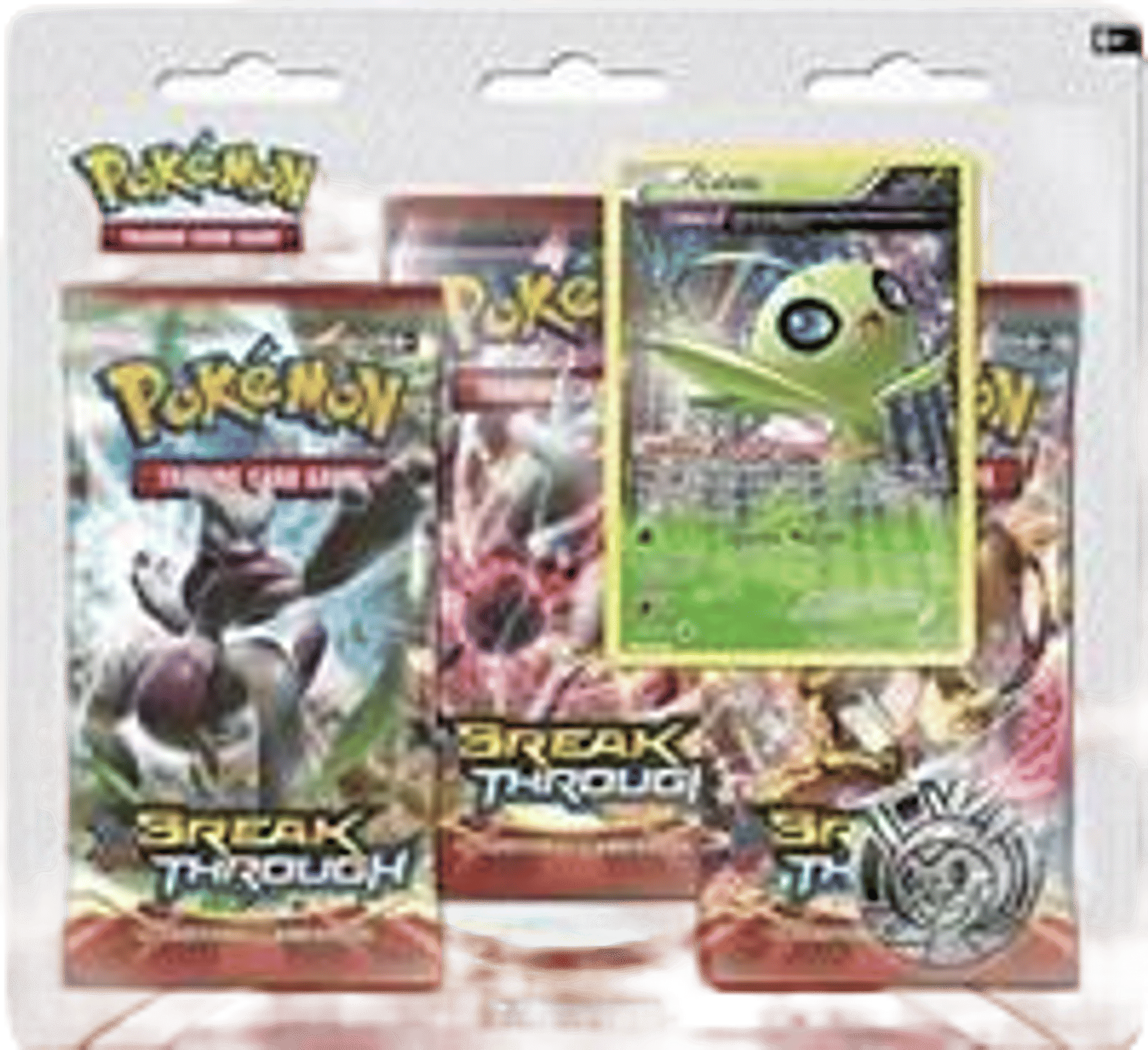 Blister 3-Pack de Impulsion TURBO: Celebi — XY - BREAKthrough — Pokemon