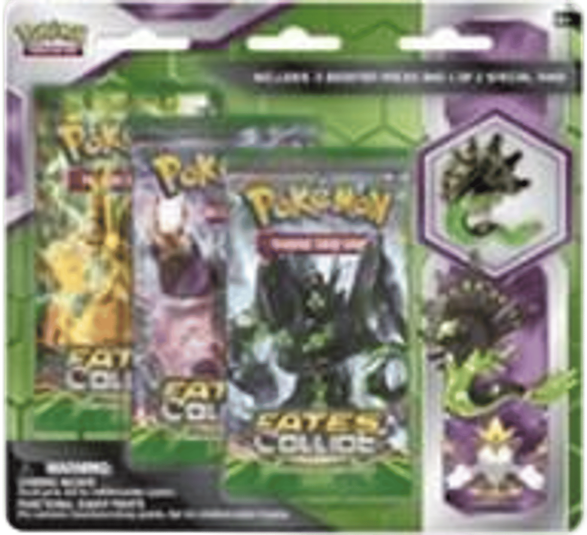 Product image for Fates Collide Three Pack Pin Blisters [Zygarde]