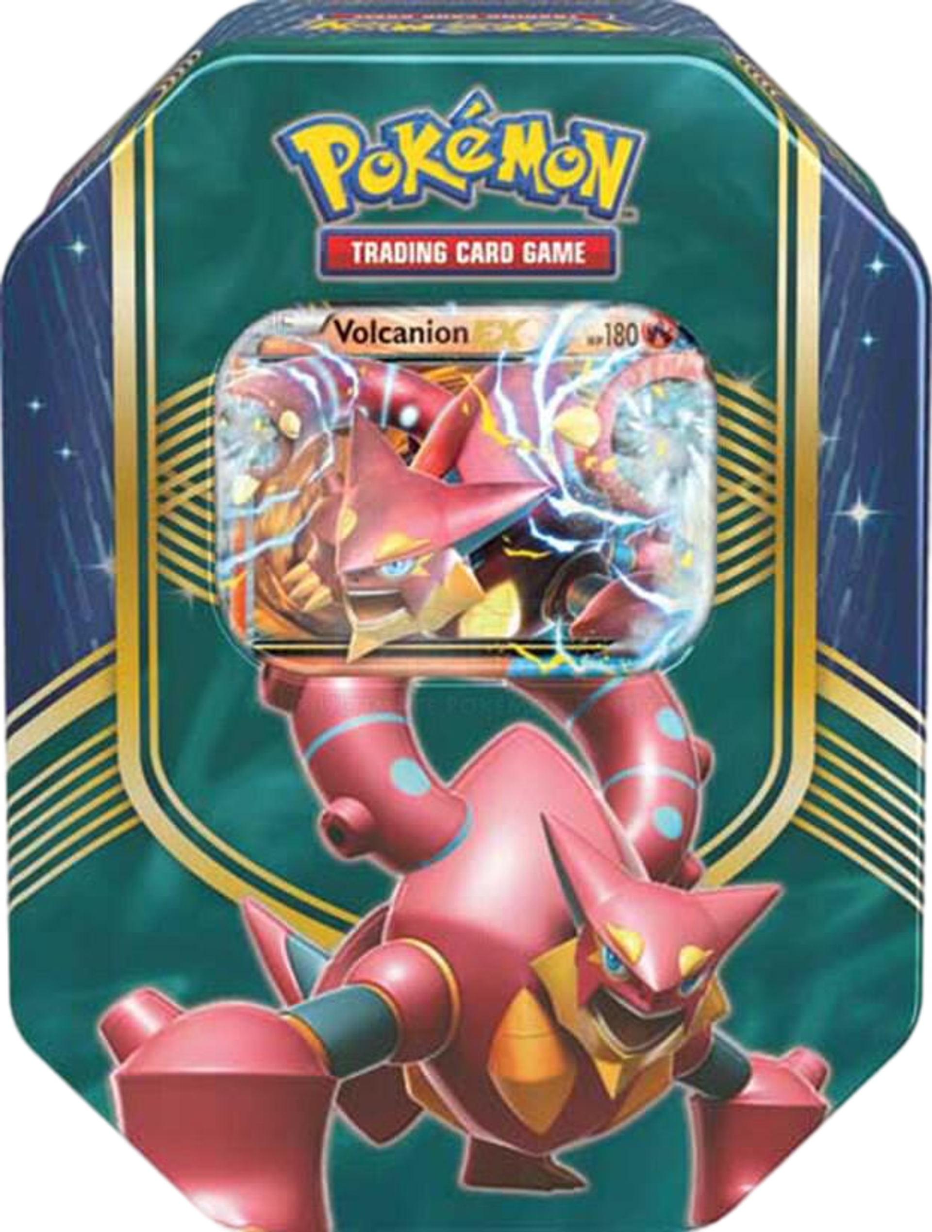 Product image for Battle Heart Tin: Pokebox Volcanion EX