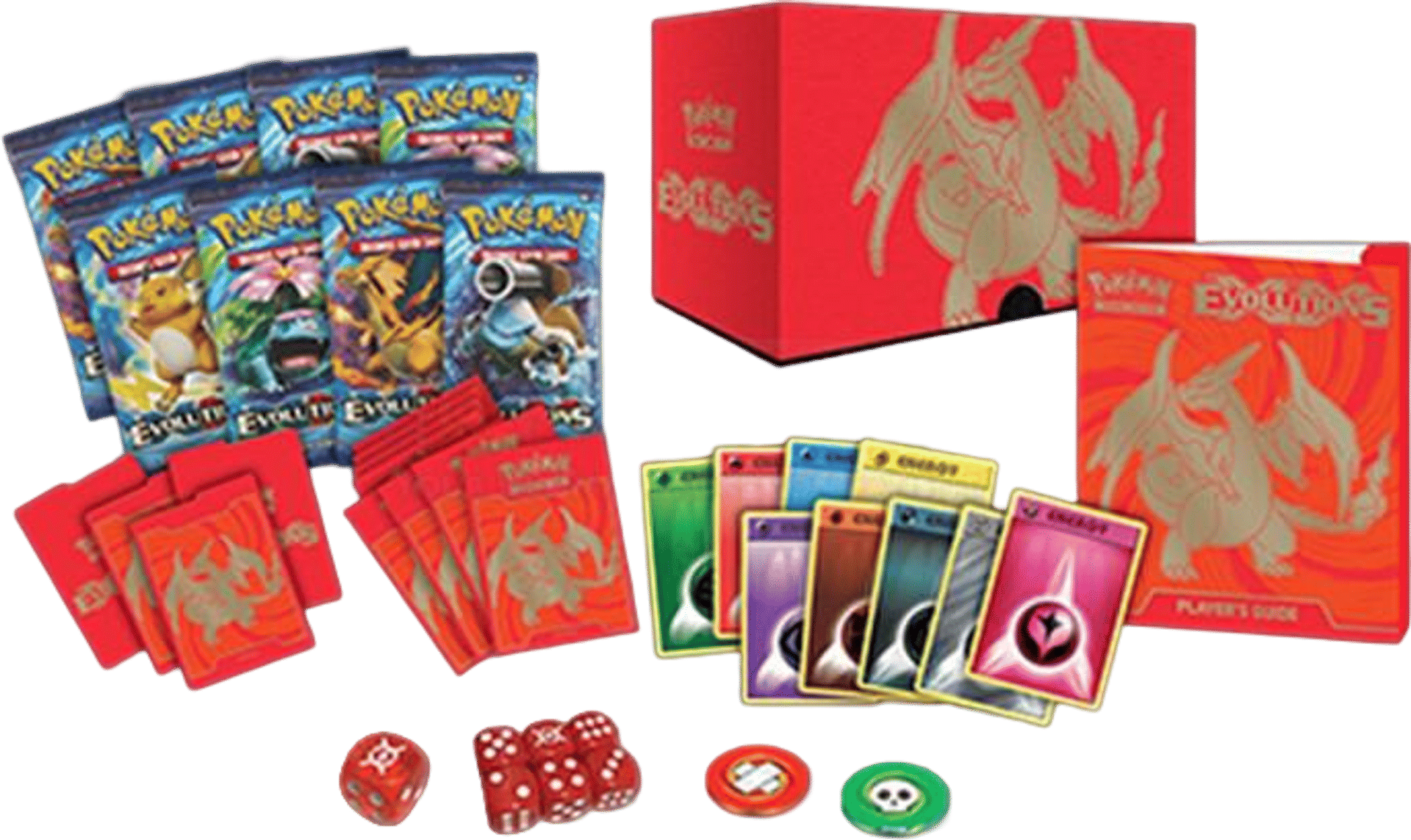 Product image for XY Evolutions Elite Trainer Box [Mega Charizard Y]