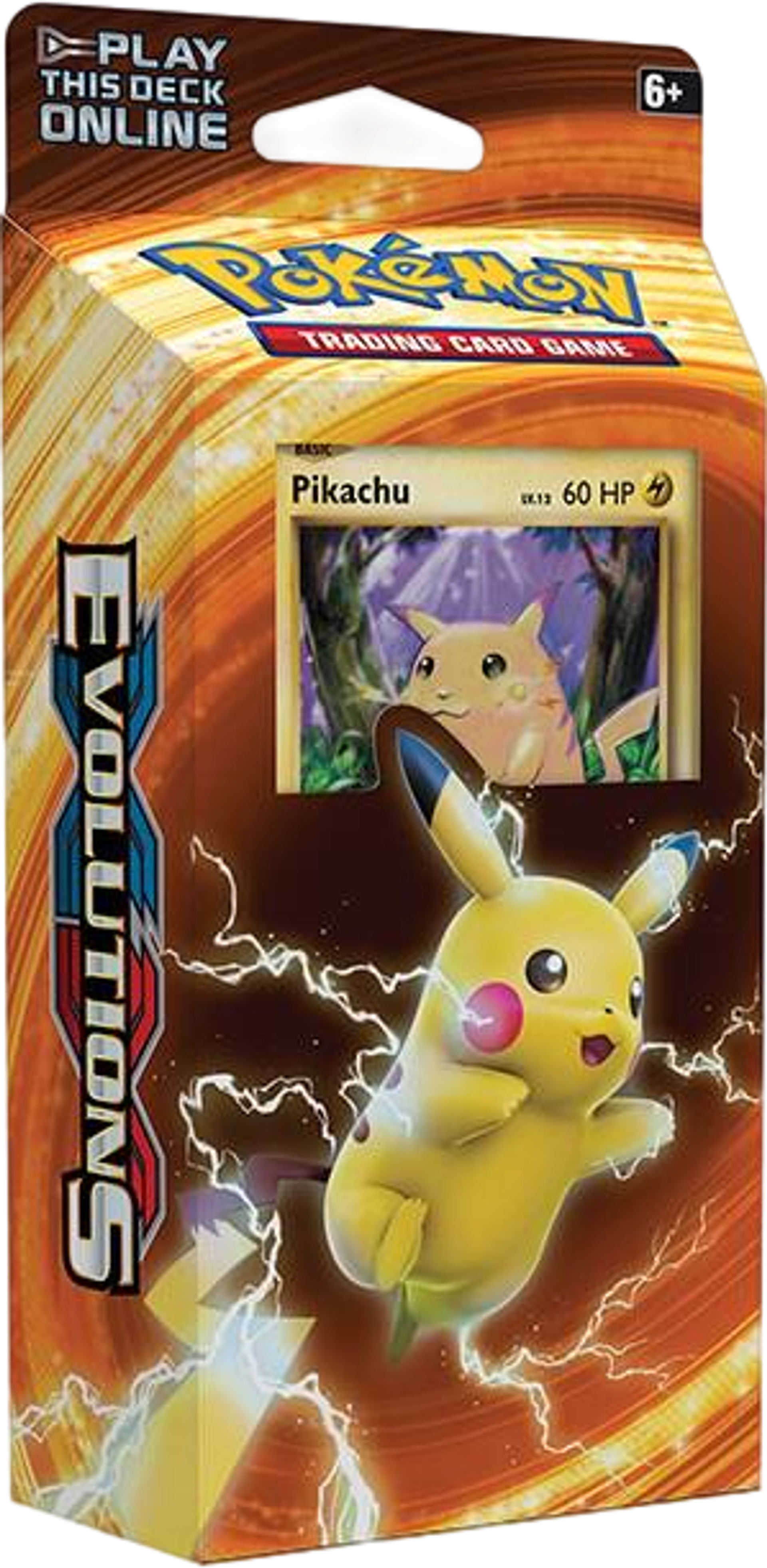 Product image for Evolutions Theme Deck - "Pikachu Power" [Pikachu]