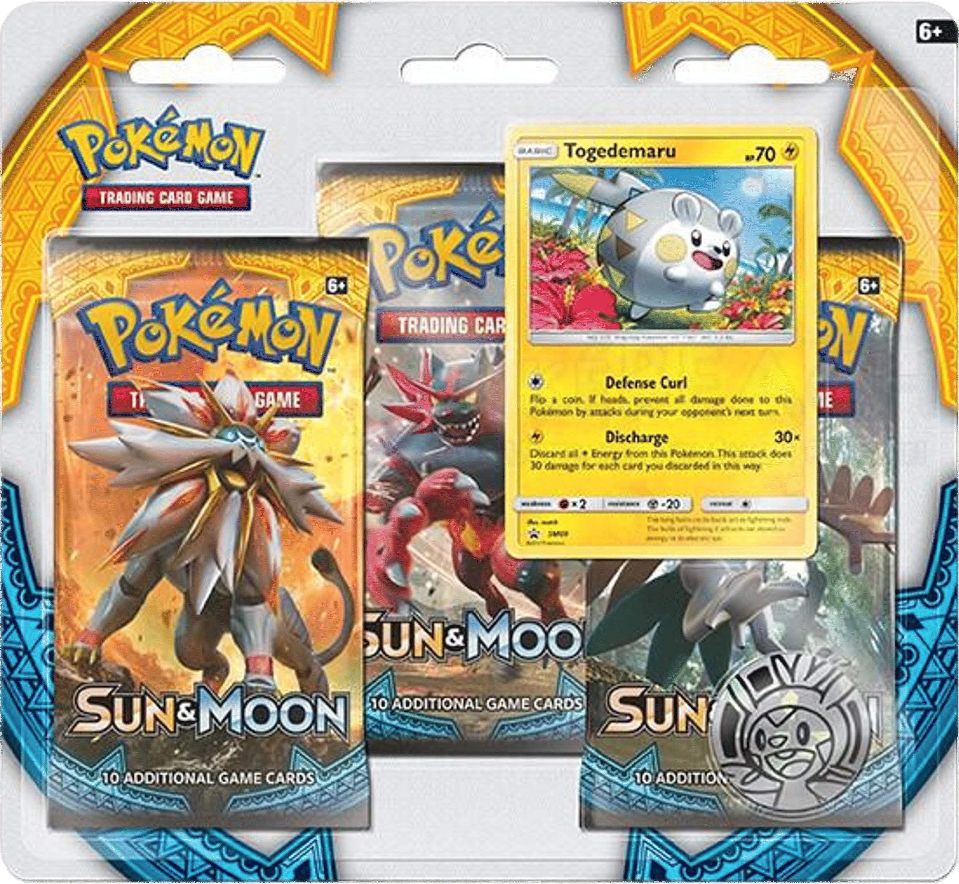 Product image for Blister 3-Pack de Soleil et Lune: Togedemaru
