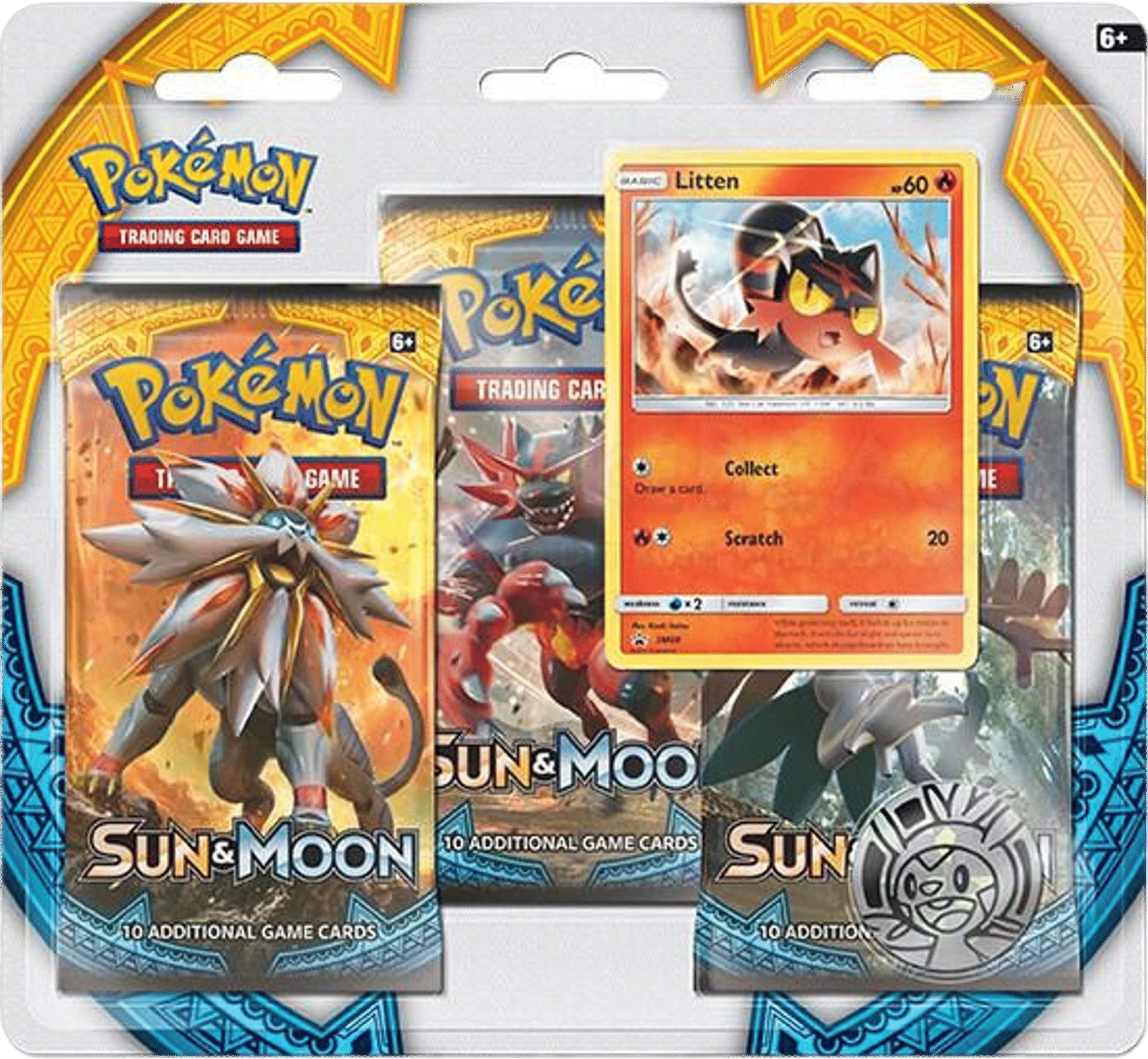 Product image for Blister 3-Pack de Soleil et Lune: Litten