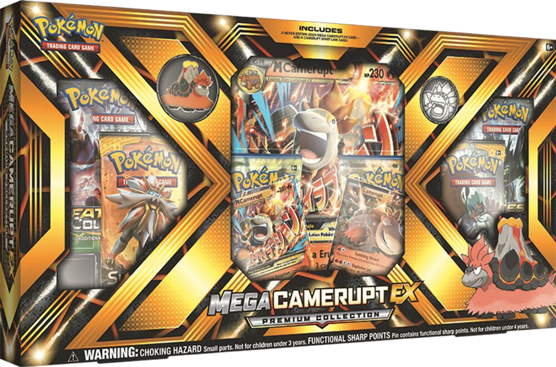 Mega Camerupt EX Premium Collection from SM Base Set - Pokémon