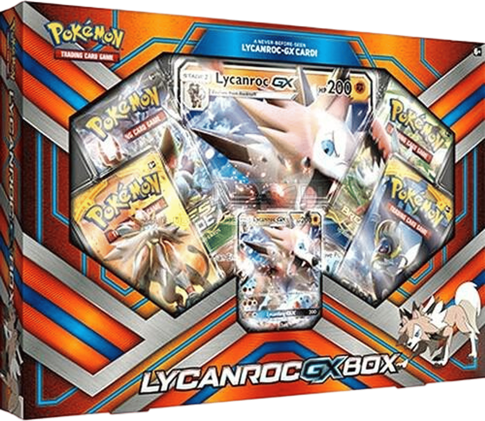 Lycanroc GX Box from SM Base Set - Pokémon