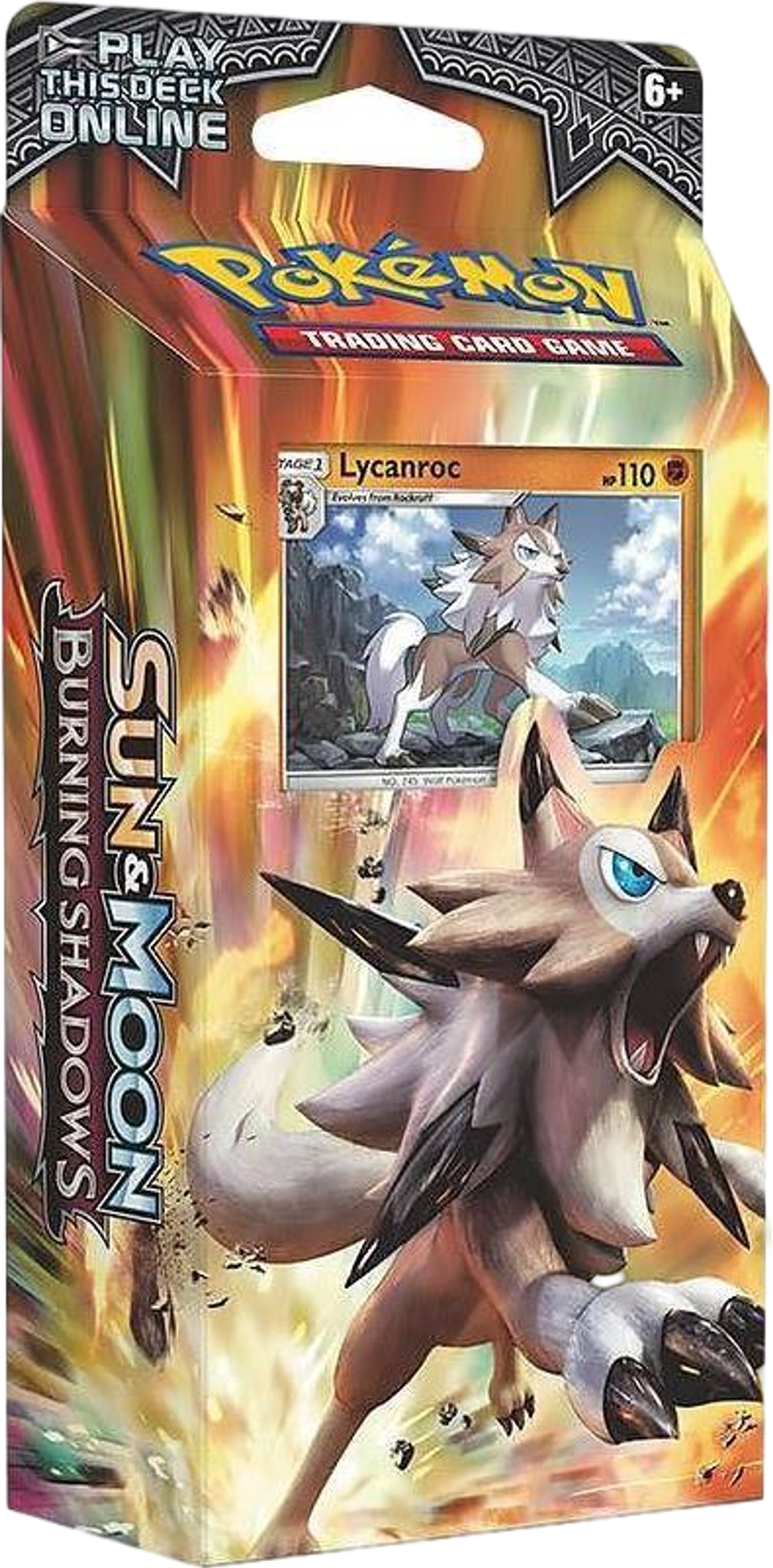 Product image for Burning Shadows Theme Deck - "Rock Steady" [Lycanroc]