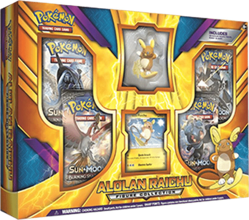 Alolan Raichu Figure Collection — SM - Burning Shadows — Pokemon