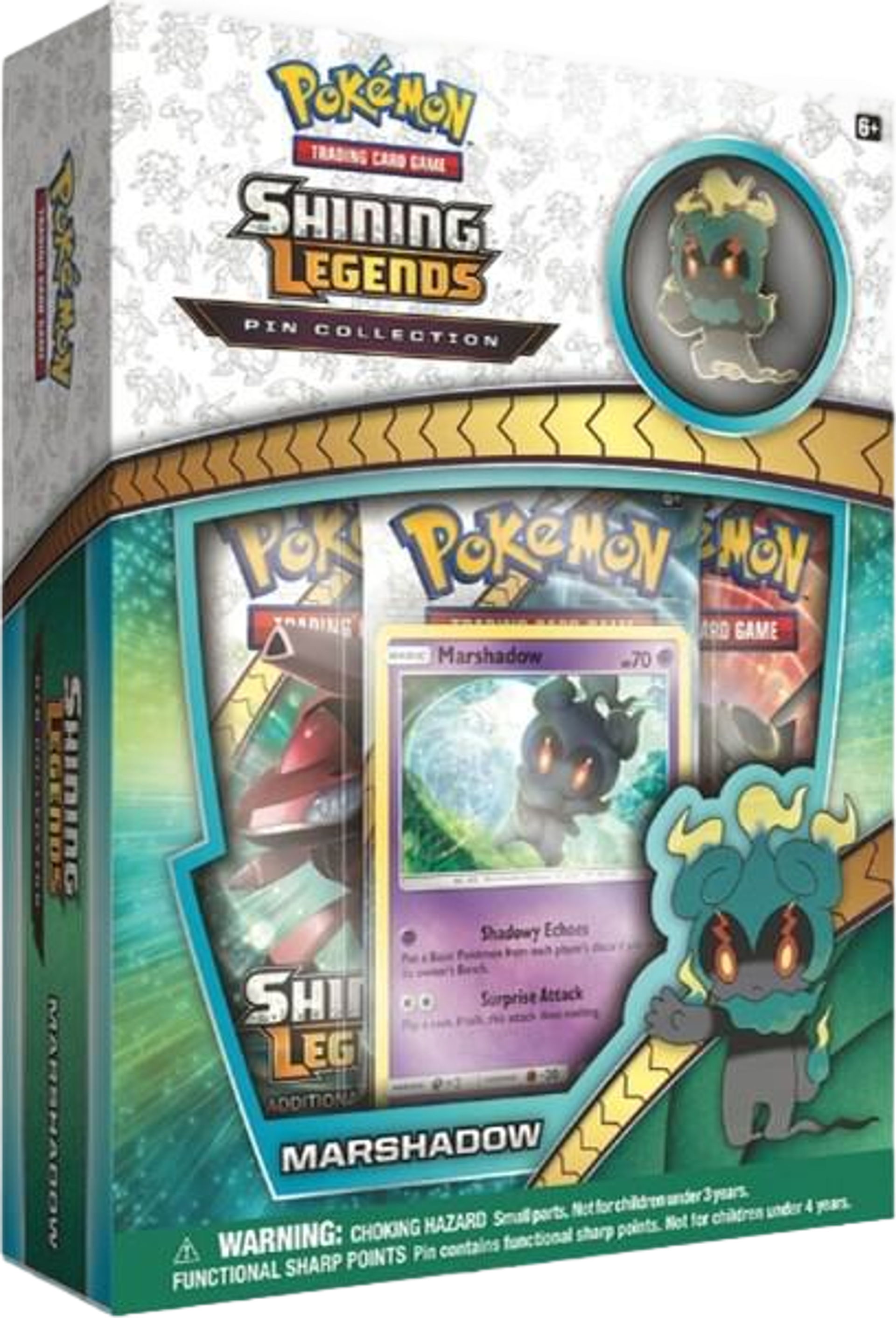 Shining Legends Pin Collection: Marshadow from Shining Legends - Pokémon